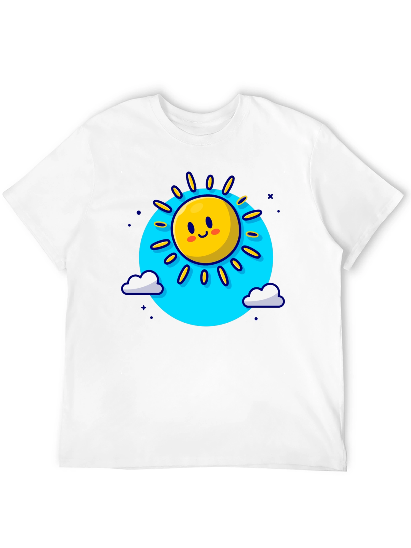 Camiseta Negra Sol Sonriente