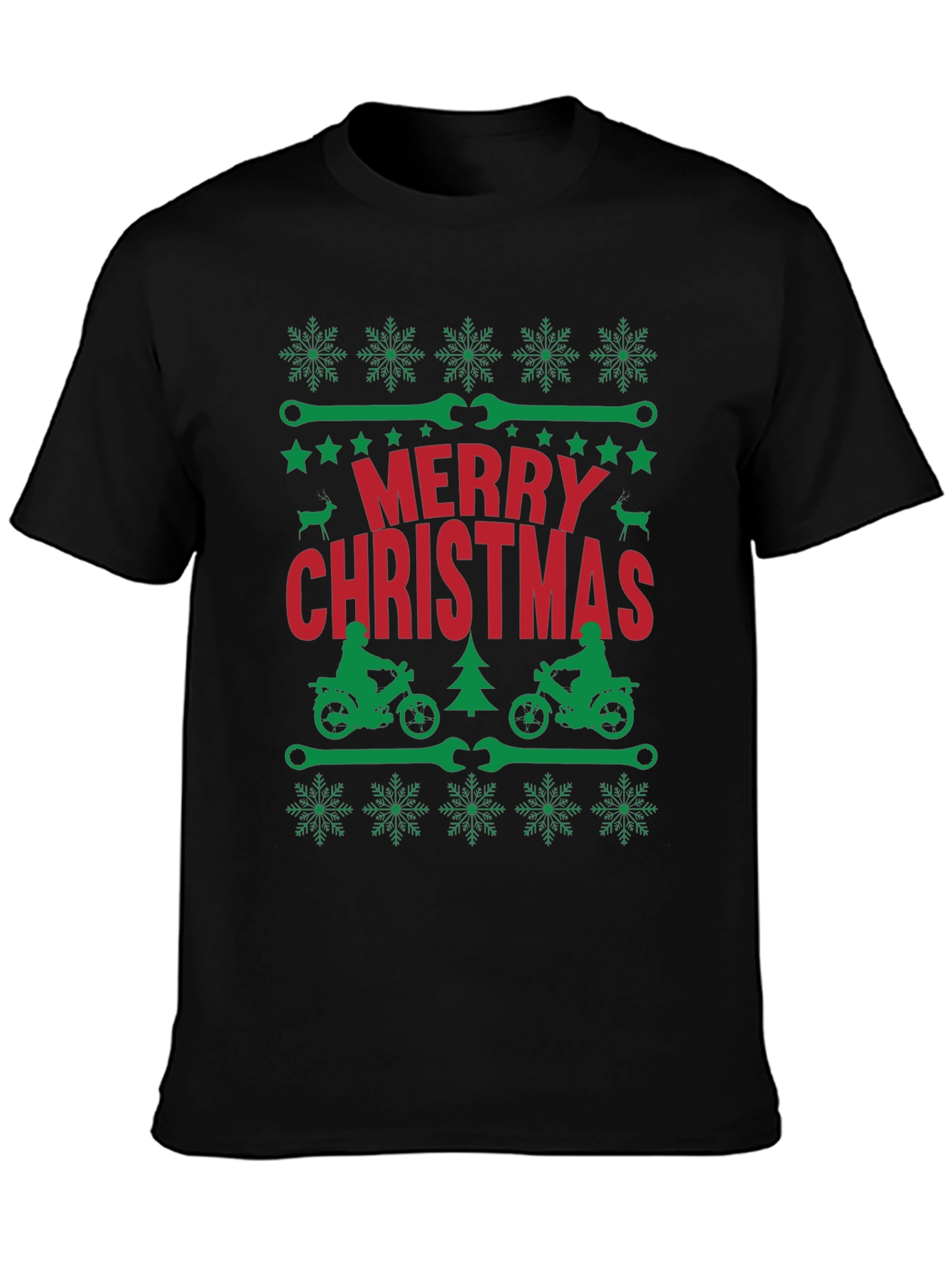 Camiseta Navideña Motocross
