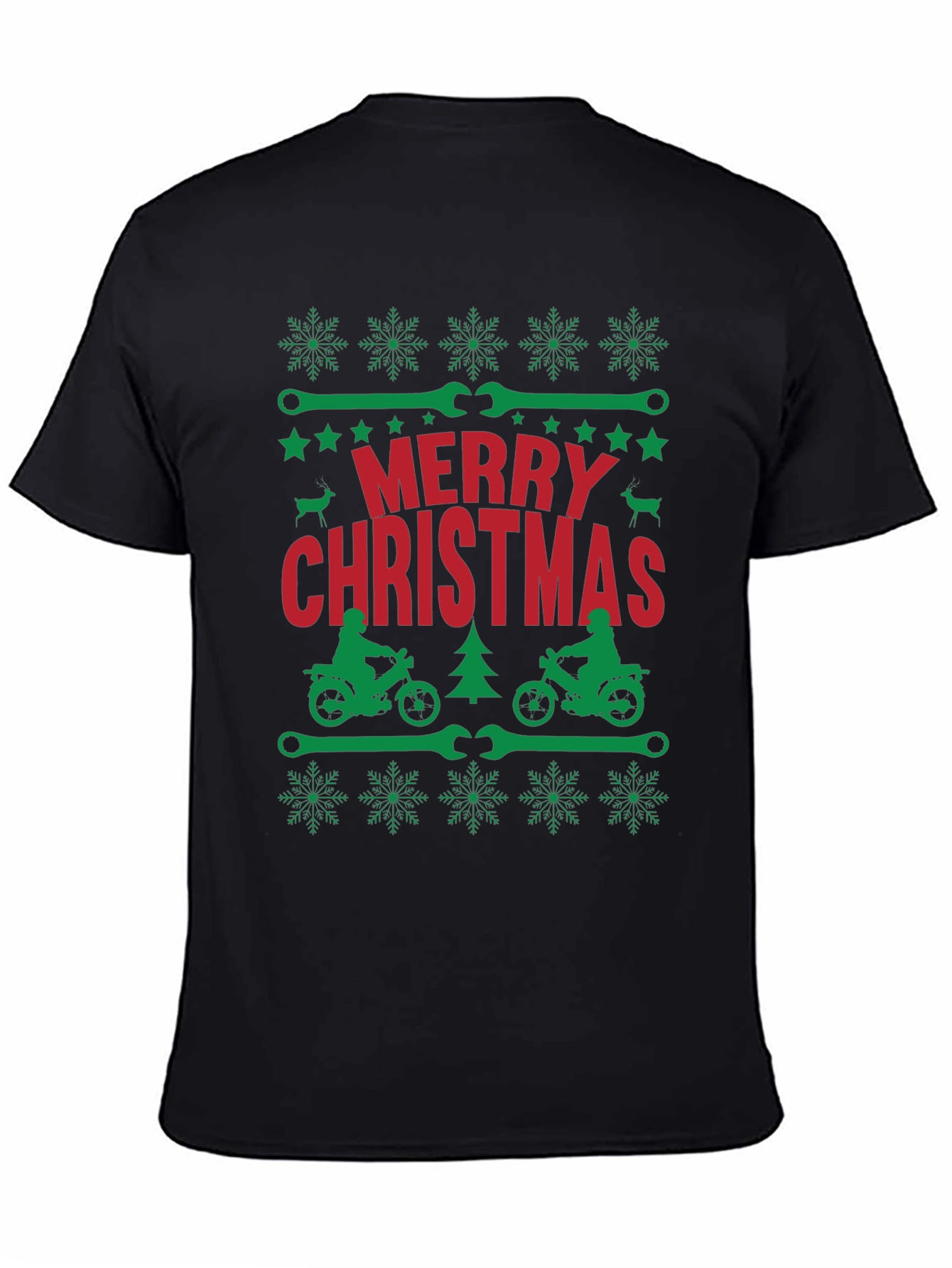 Camiseta Navideña Motocross