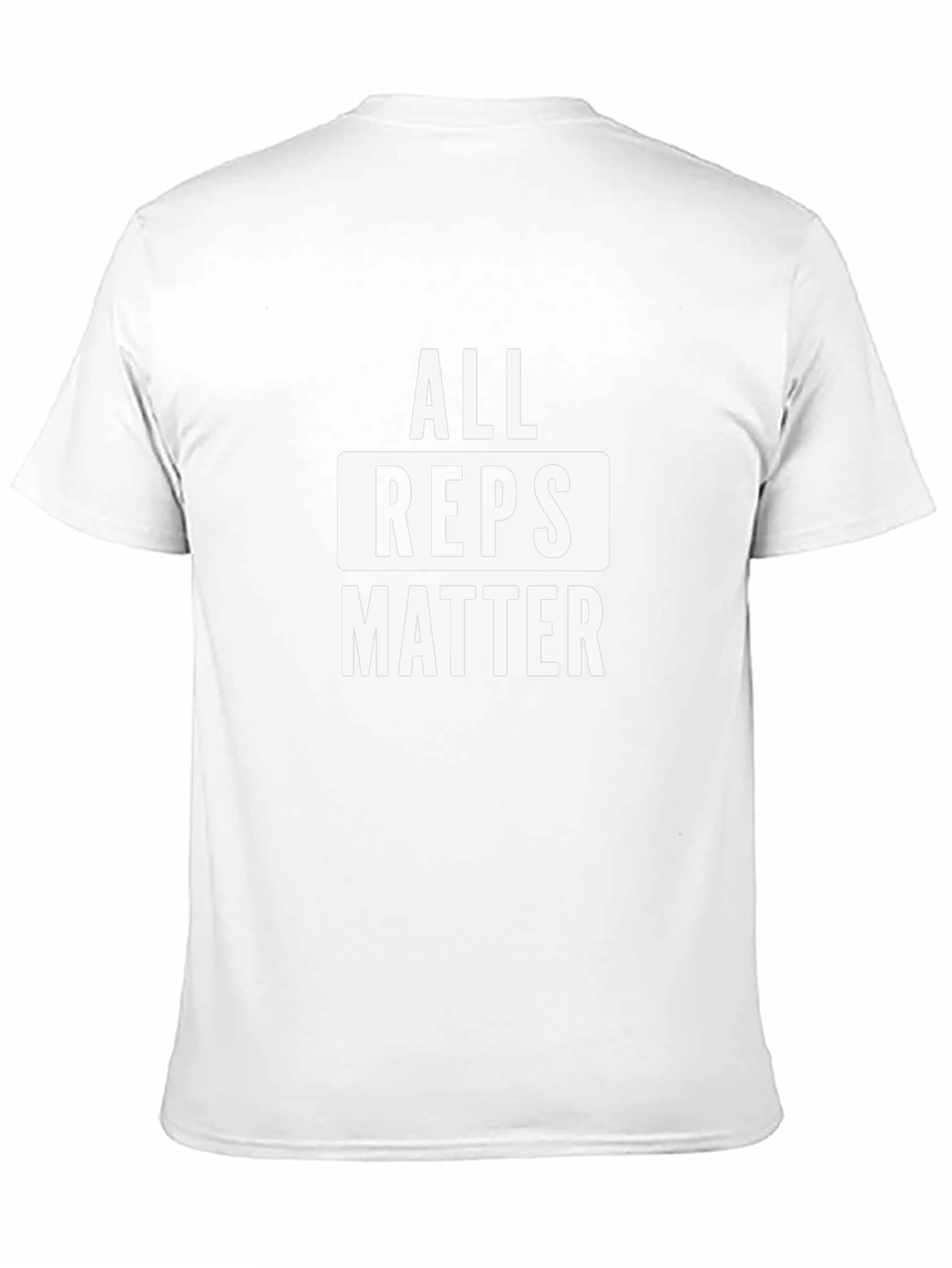 Camiseta All Reps Matter - Fitness y Motivación
