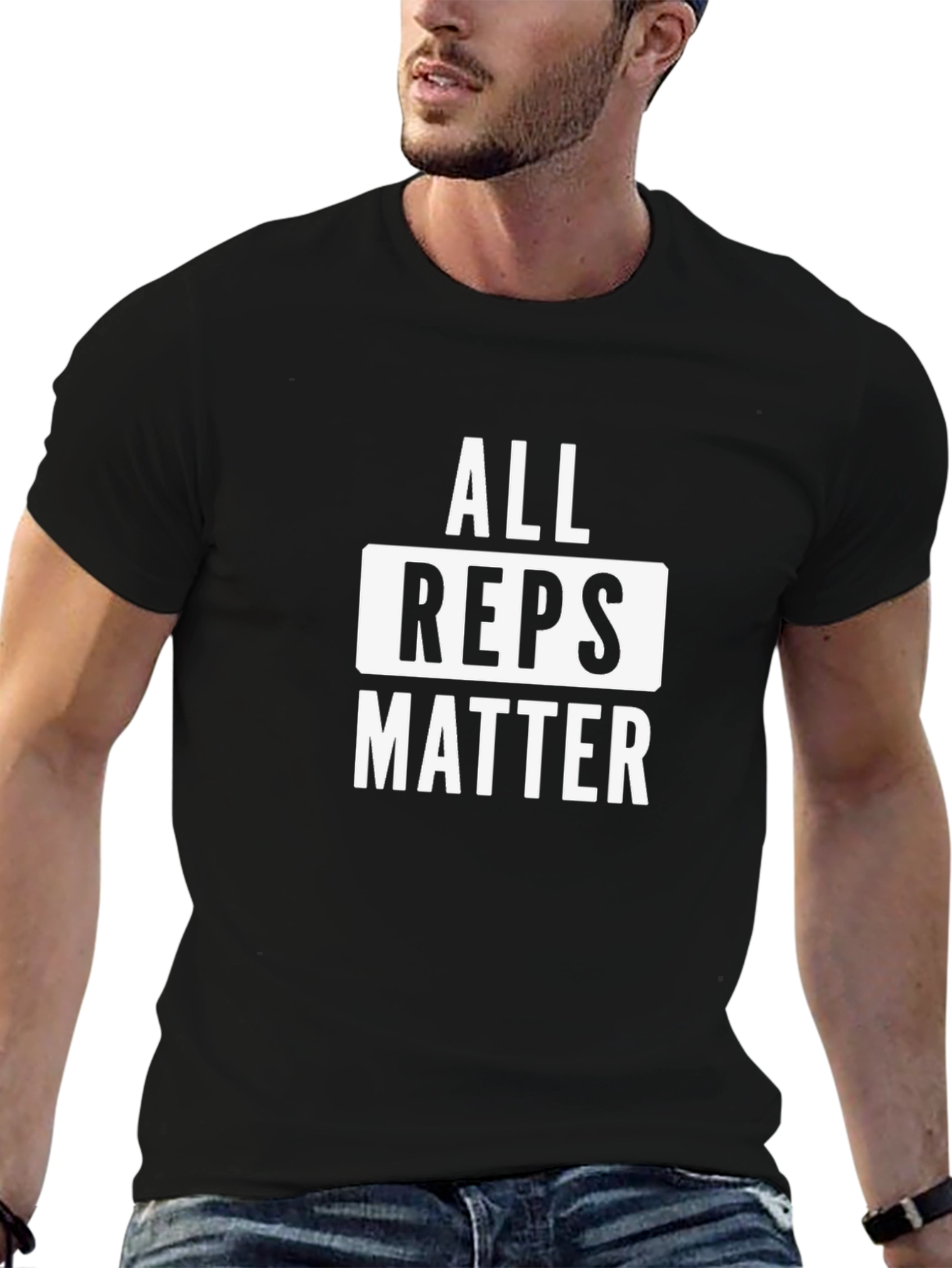 Camiseta All Reps Matter - Fitness y Motivación