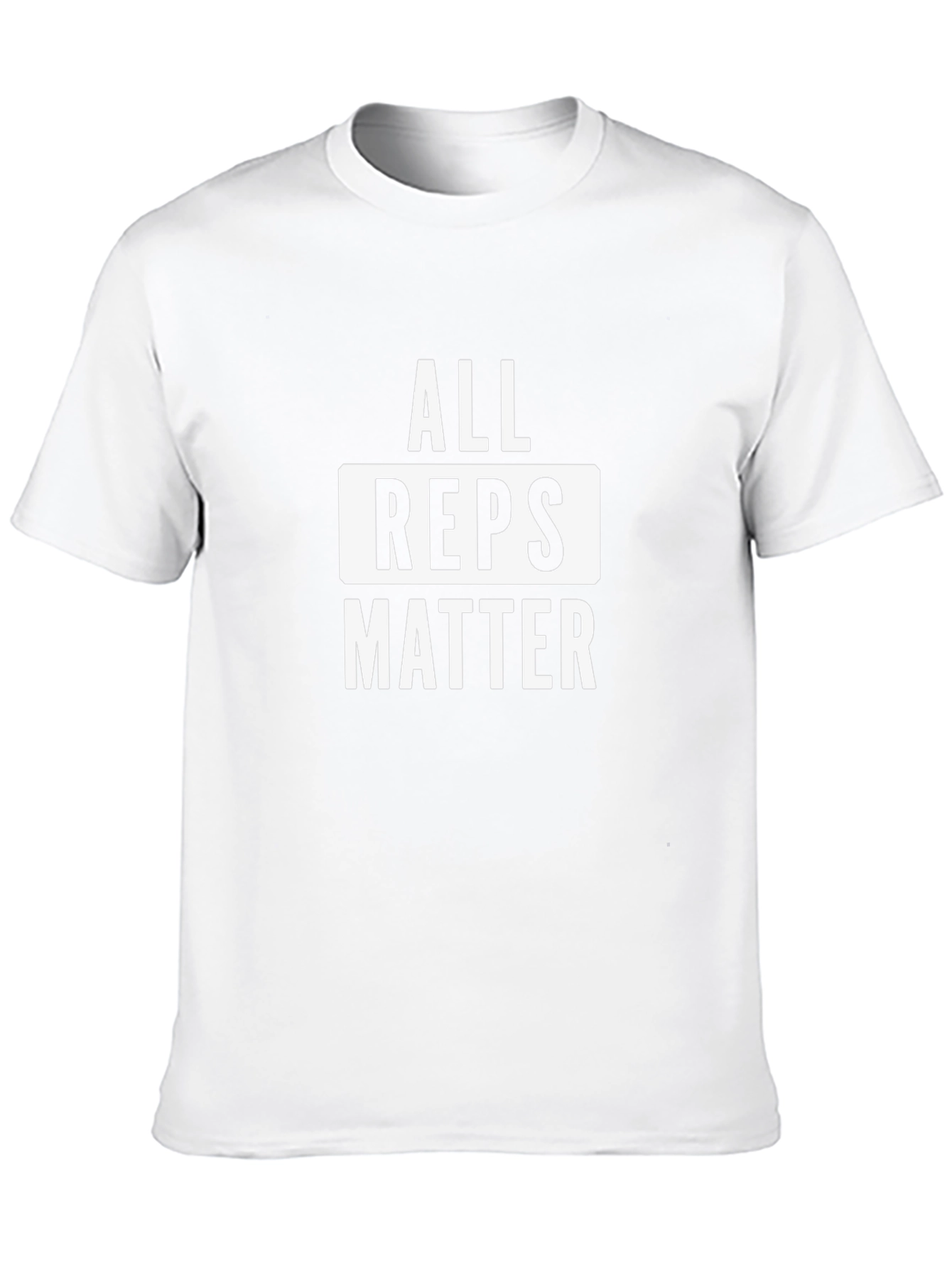 Camiseta All Reps Matter - Fitness y Motivación