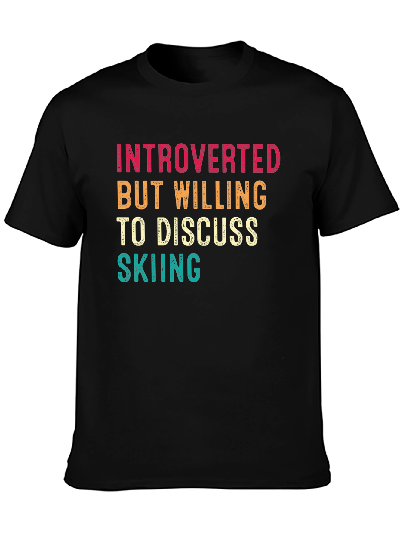 Camiseta Introvertido Esquí