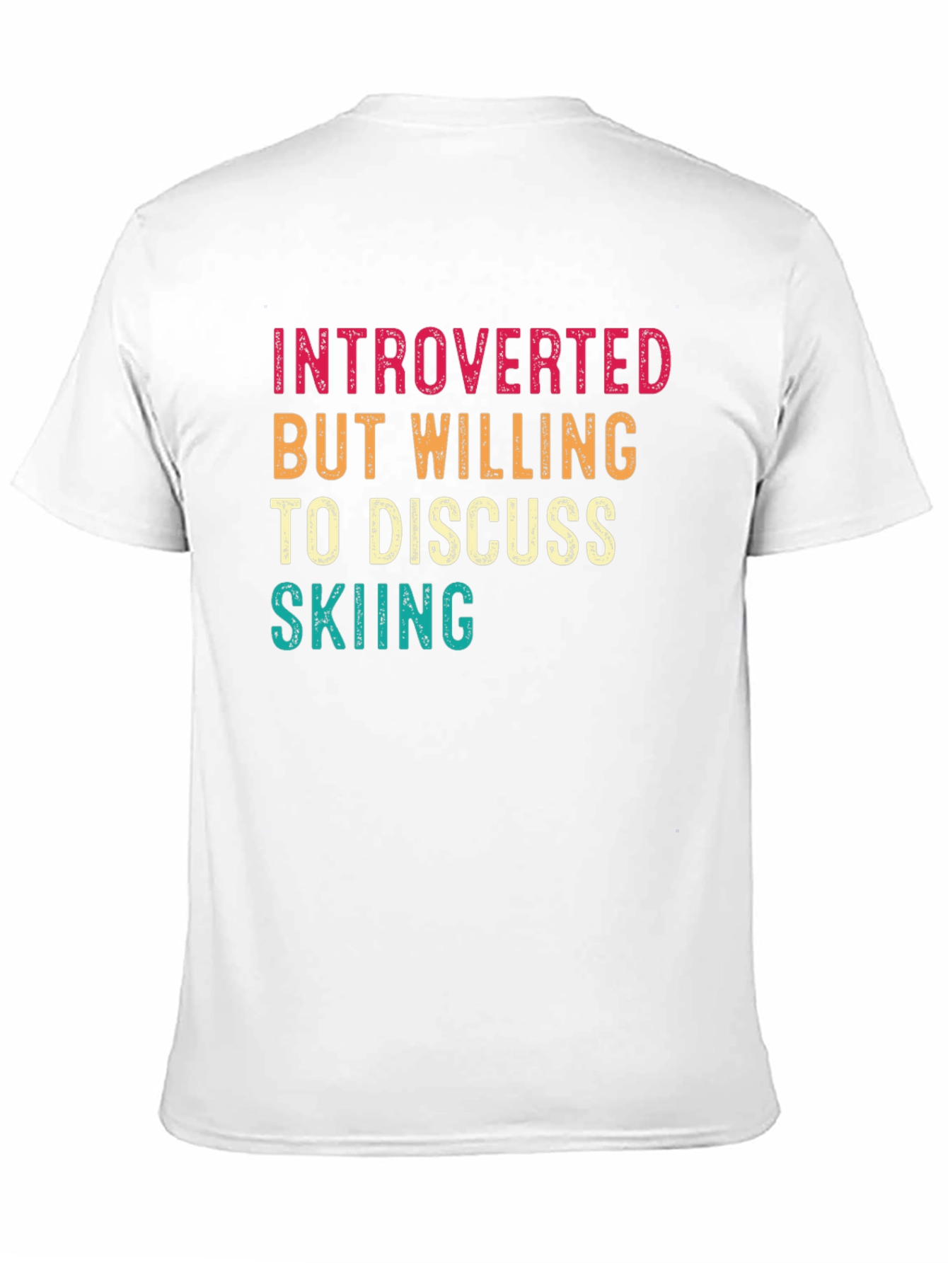 Camiseta Introvertido Esquí