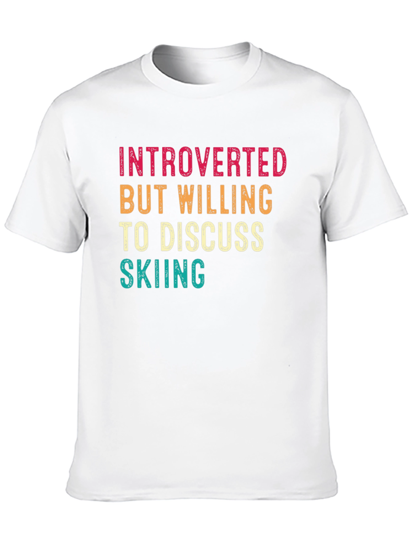 Camiseta Introvertido Esquí