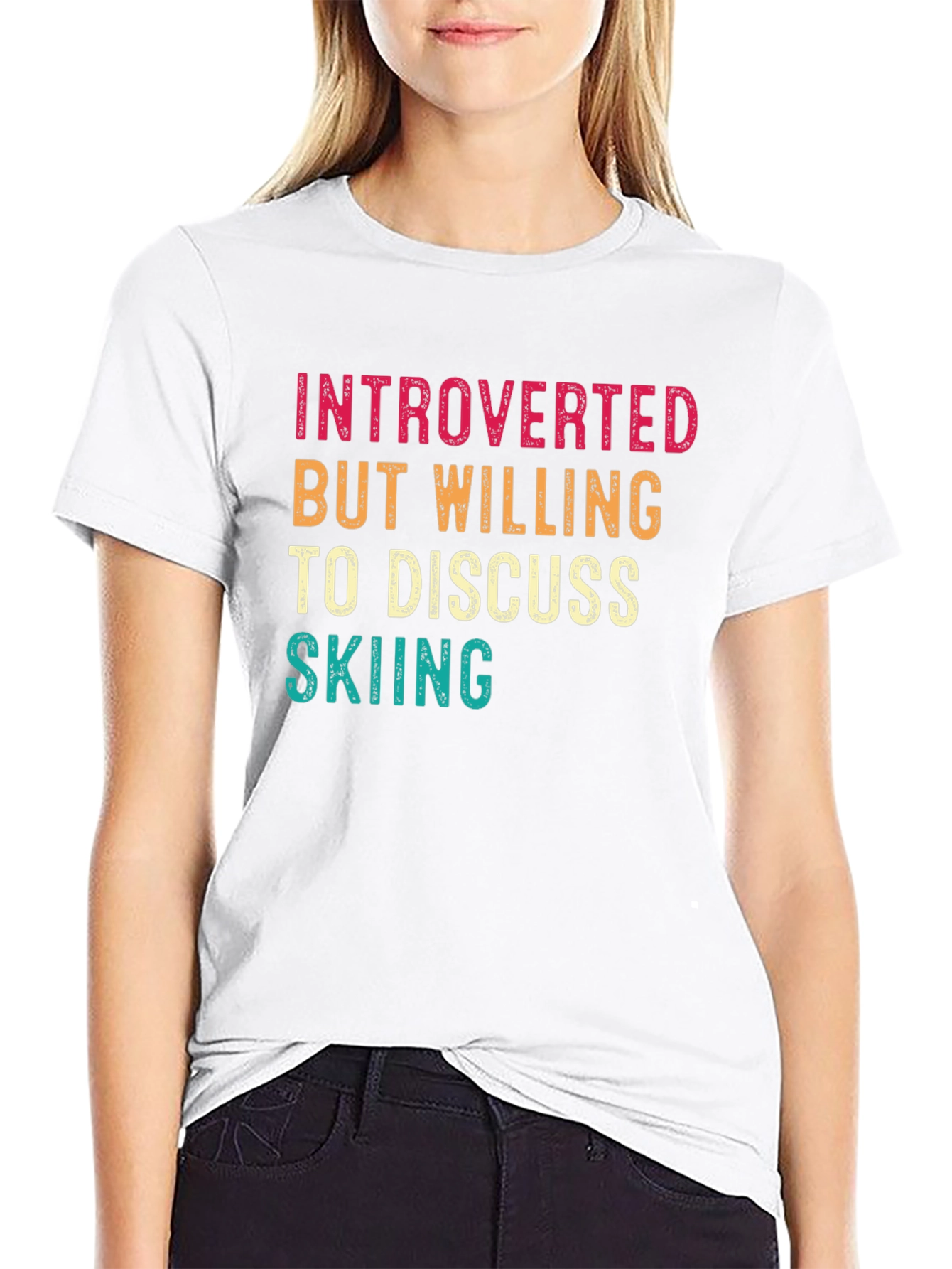 Camiseta Introvertido Esquí