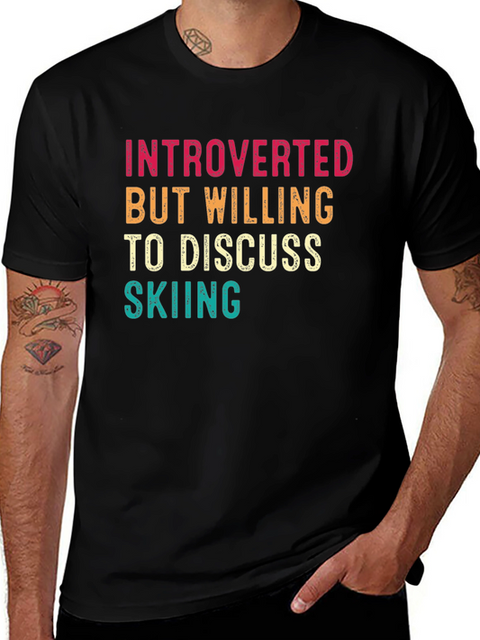 Camiseta Introvertido Esquí