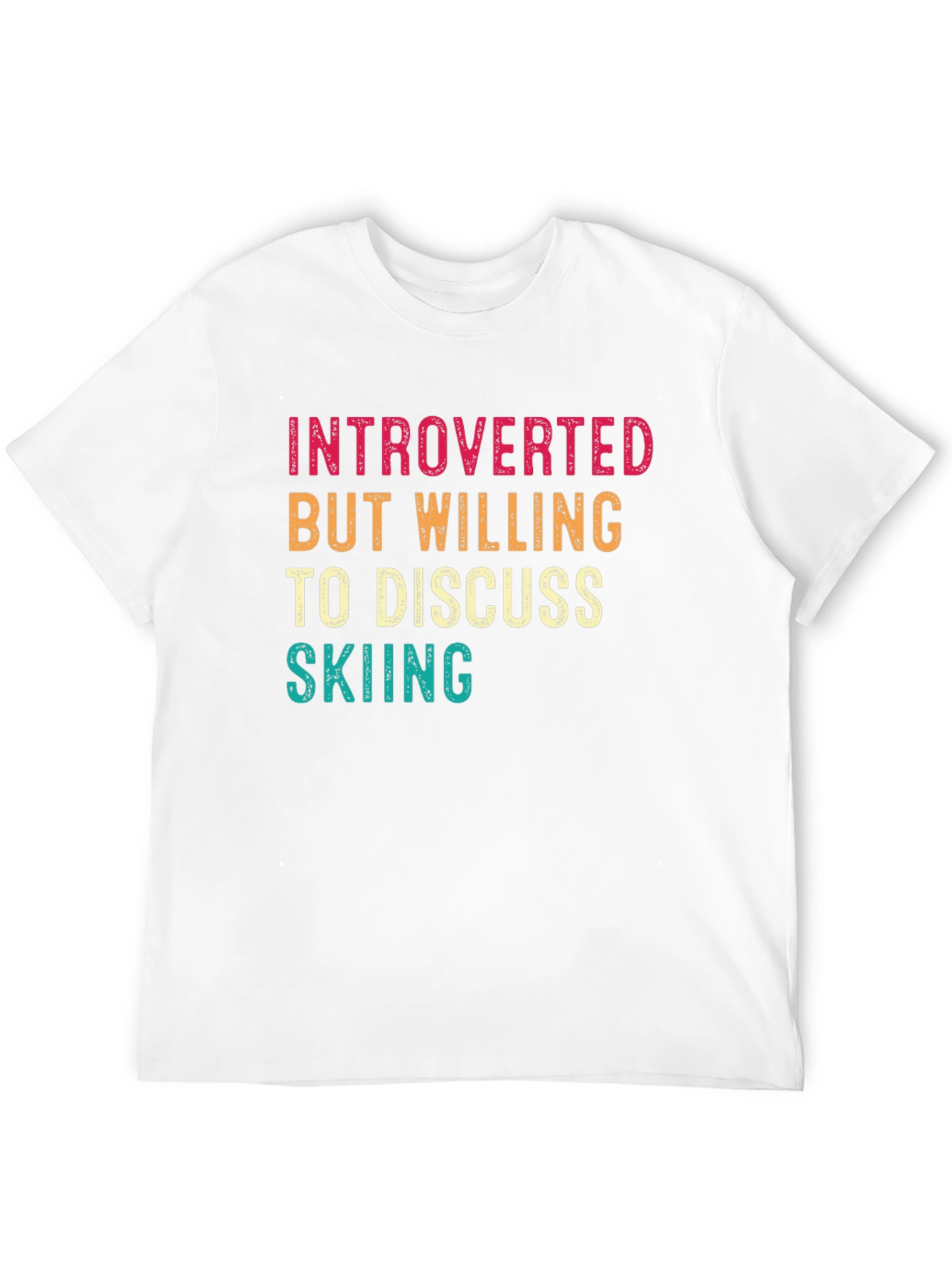 Camiseta Introvertido Esquí