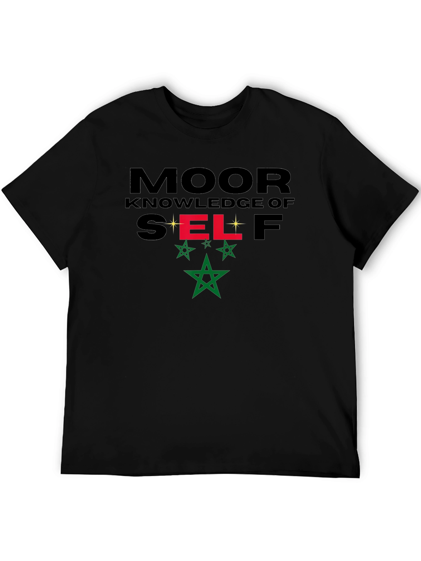 Camiseta Negra Moor Knowledge of Self