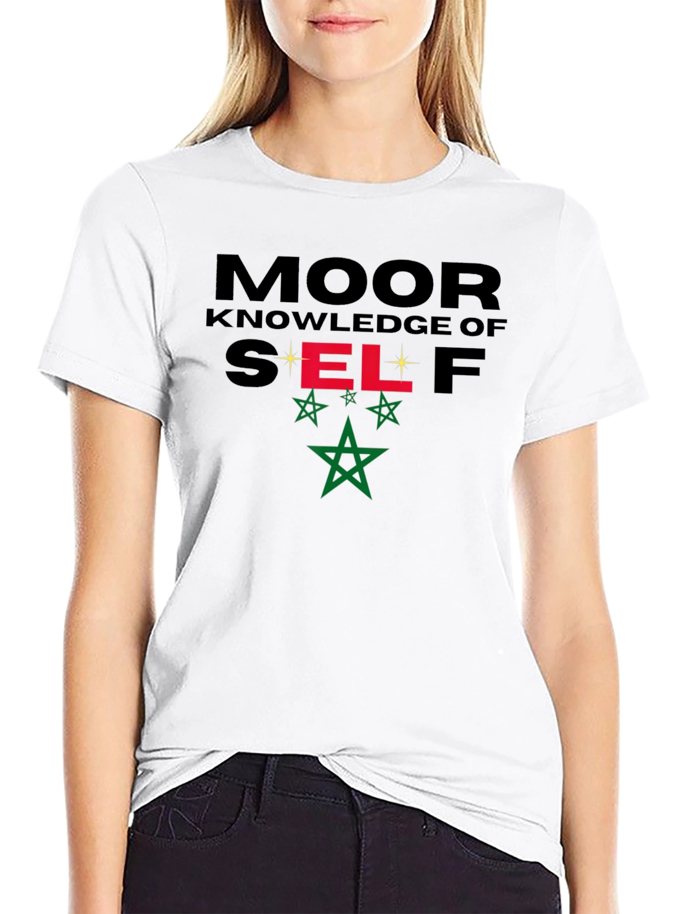 Camiseta Negra Moor Knowledge of Self