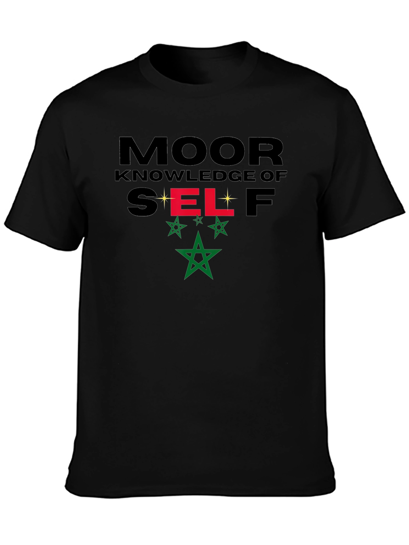Camiseta Negra Moor Knowledge of Self