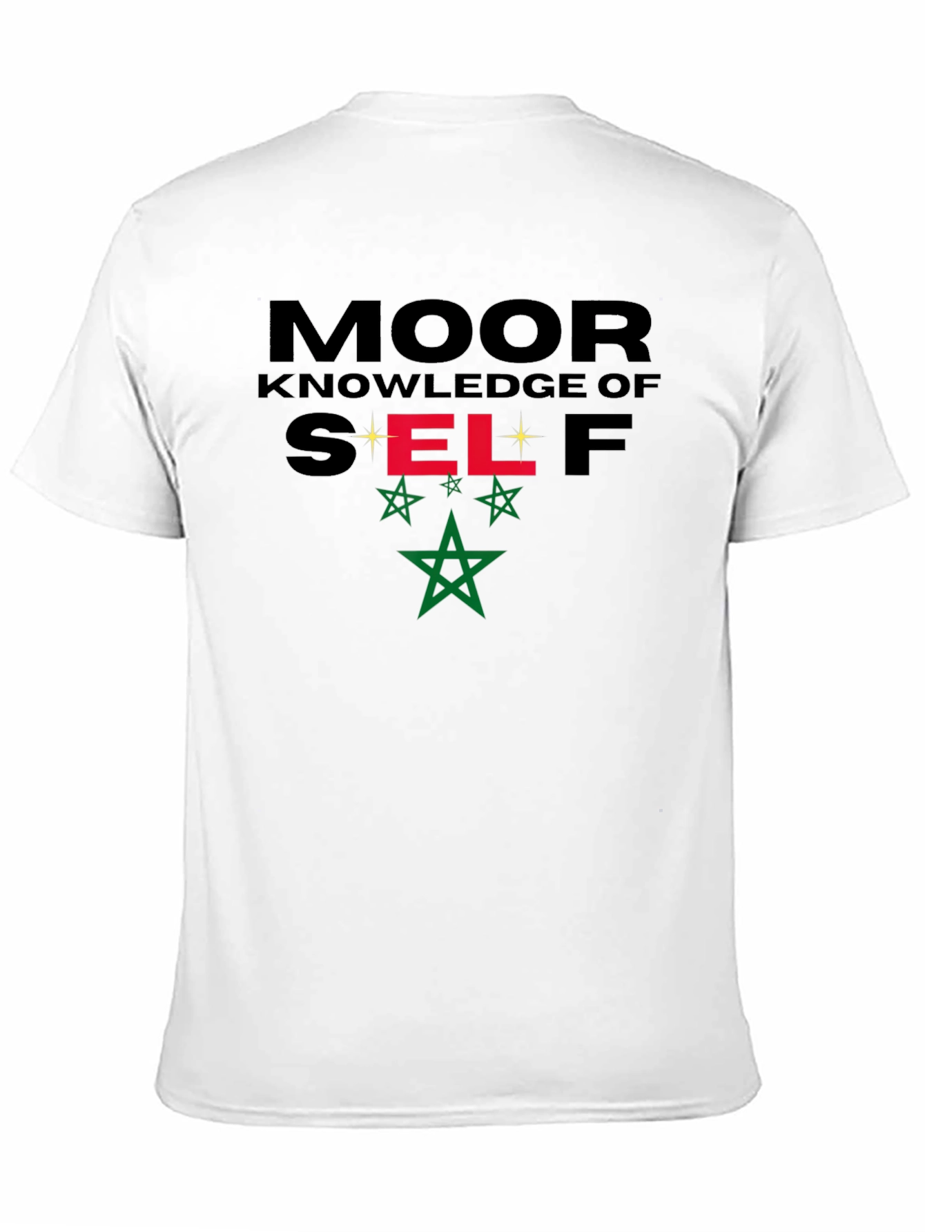 Camiseta Negra Moor Knowledge of Self