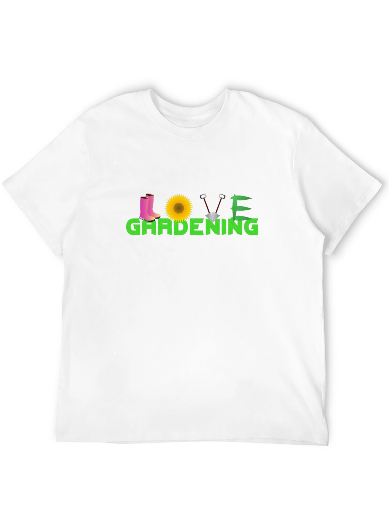 Camiseta Negra Love Gardening
