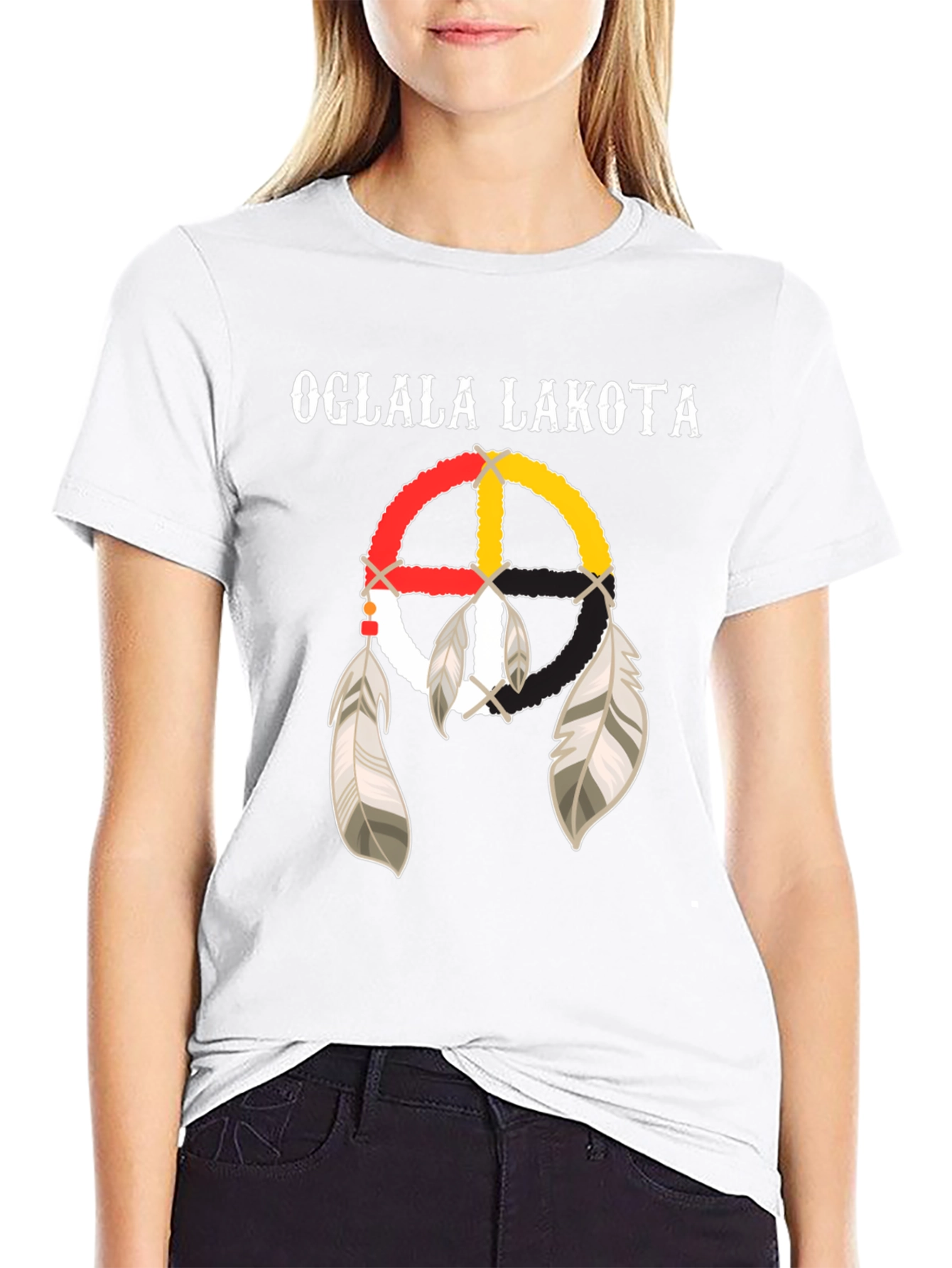 Camiseta Oglala Lakota Diseño Nativo Americano