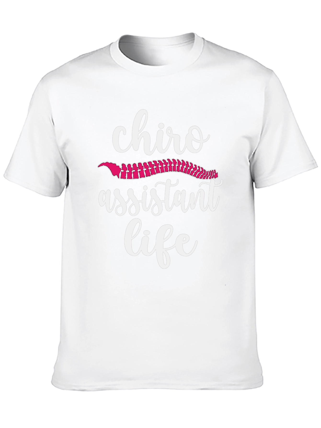 Camiseta Negra Asistente Quiropráctico