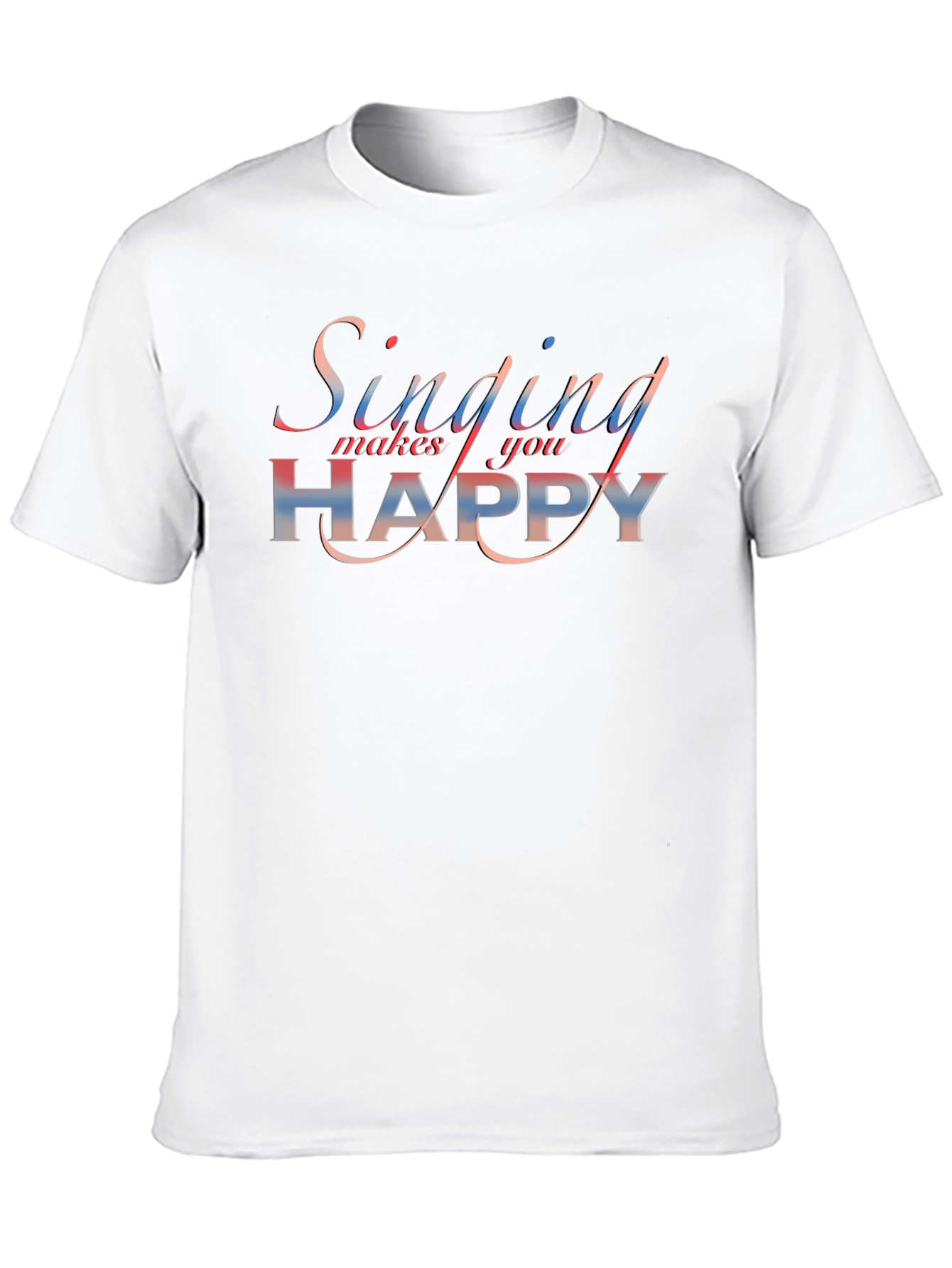 Camiseta Negra Cantar te hace feliz