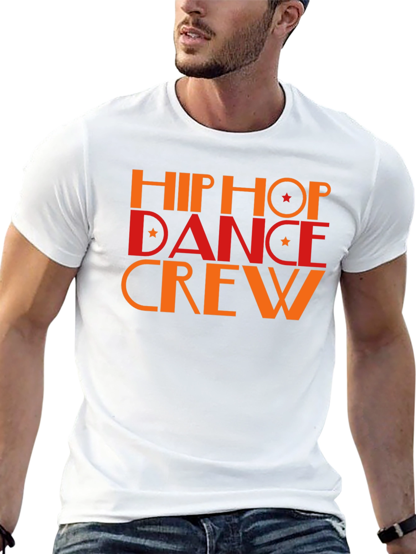 Camiseta Negra Hip Hop Dance Crew