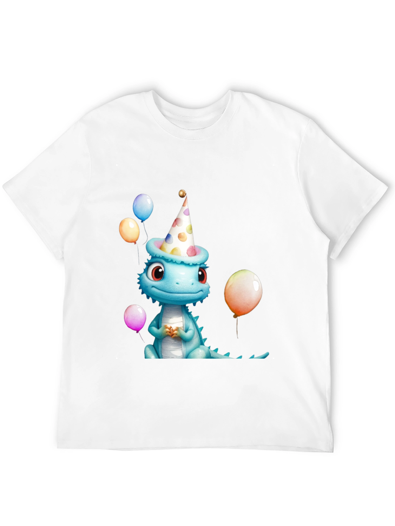 Camiseta Negra con Dinosaurio Cumpleañero