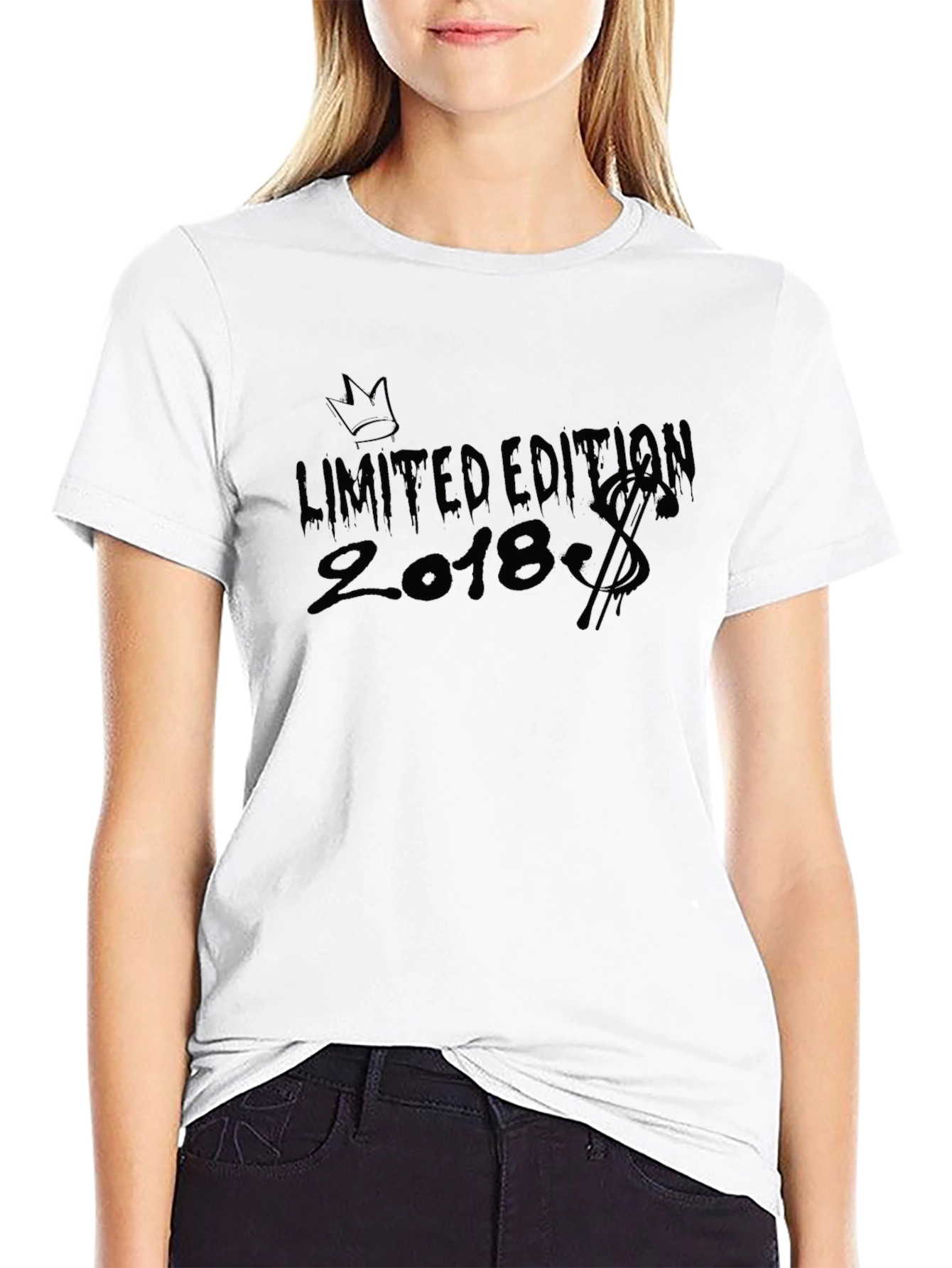 Camiseta Negra Edición Limitada 2018 Estilo Urbano