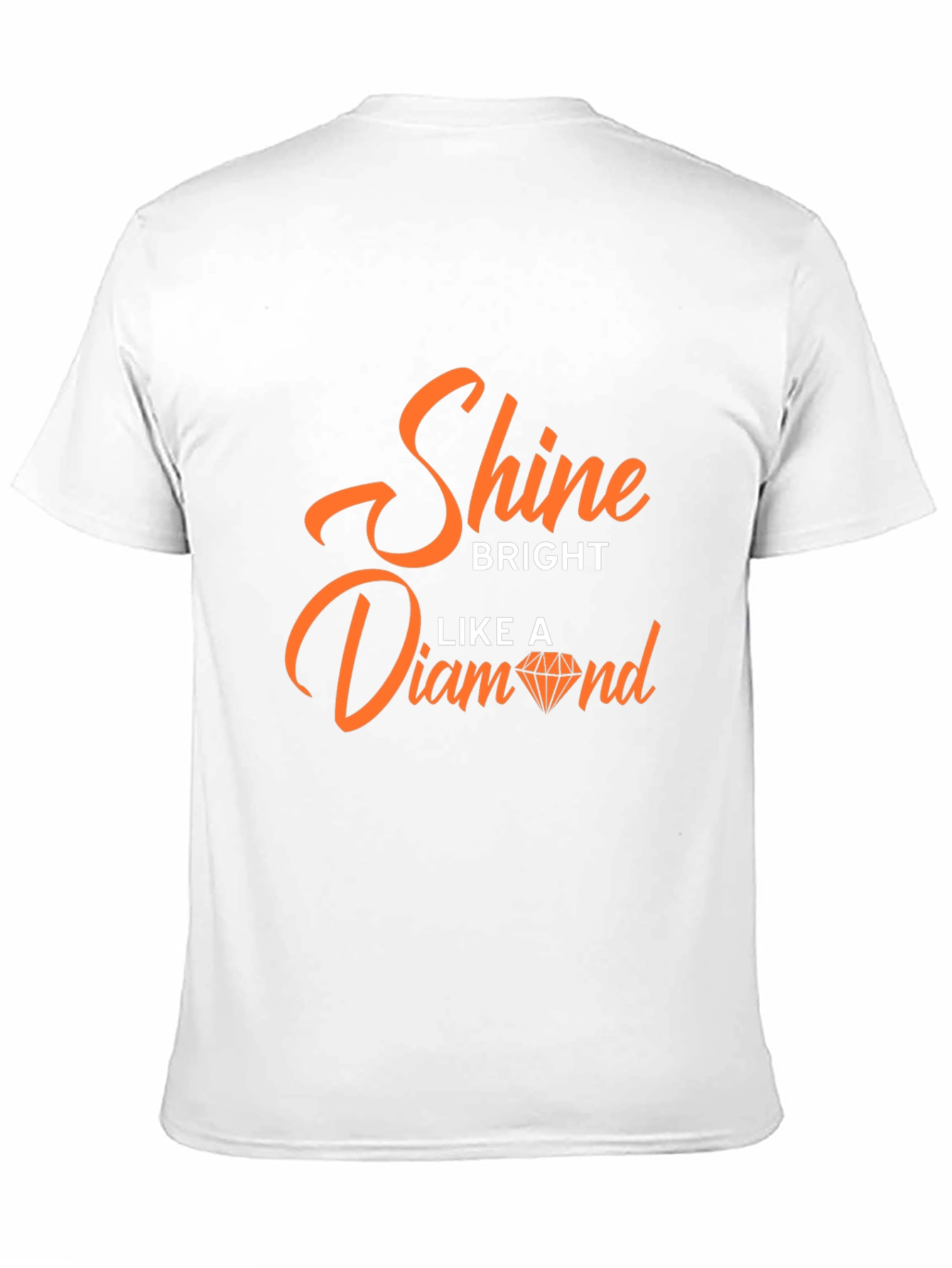 Camiseta Negra con Diseño Shine Bright Like A Diamond