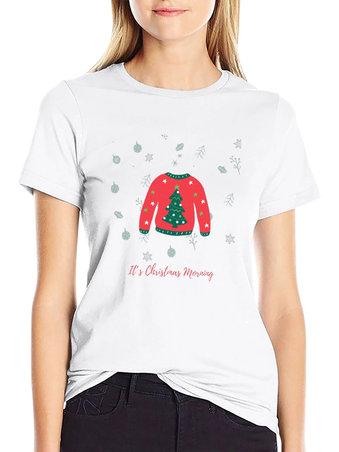 Camiseta Navideña Festiva para Hombre
