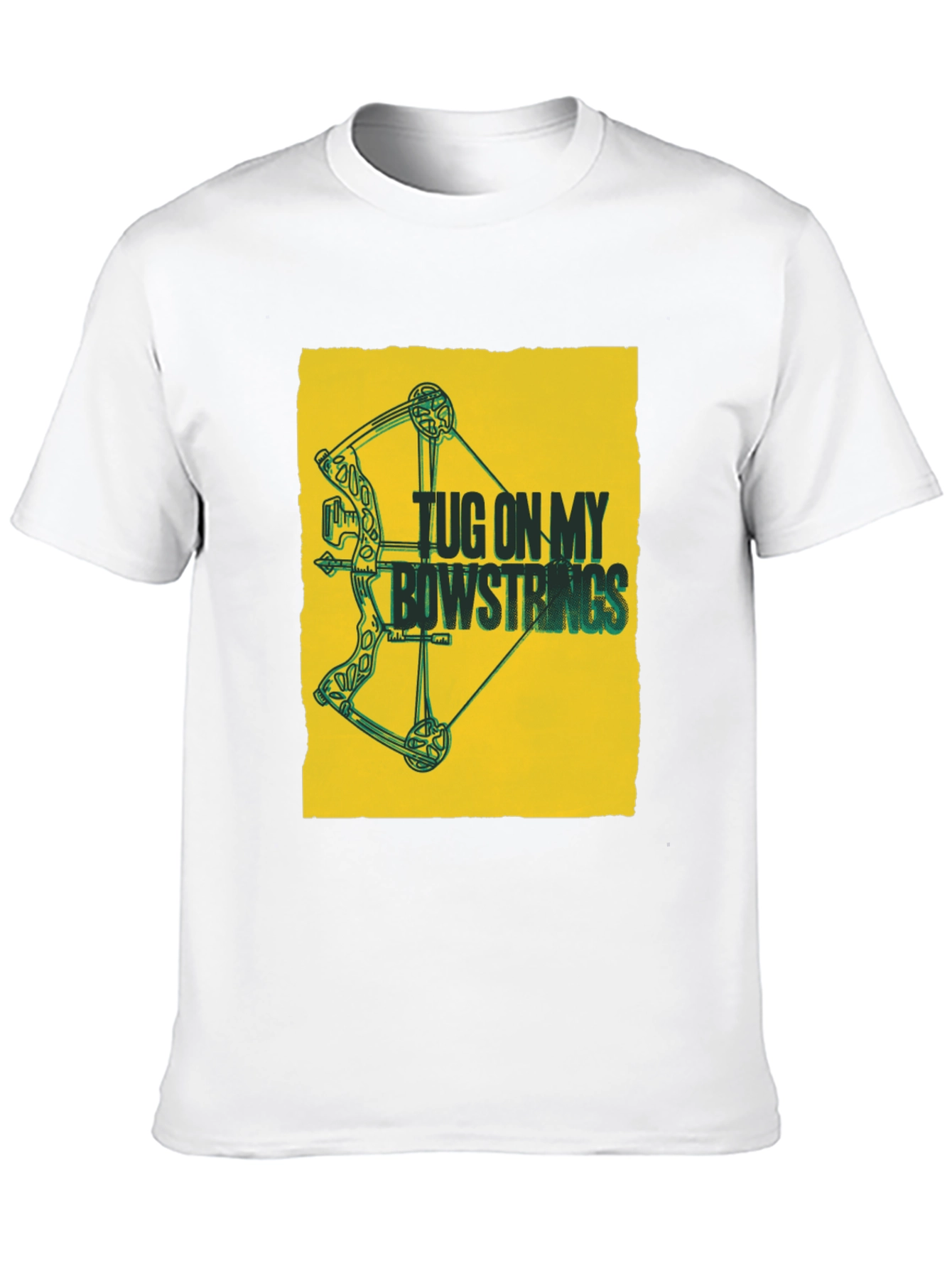 Camiseta Negra con Diseño de Arco y Flecha