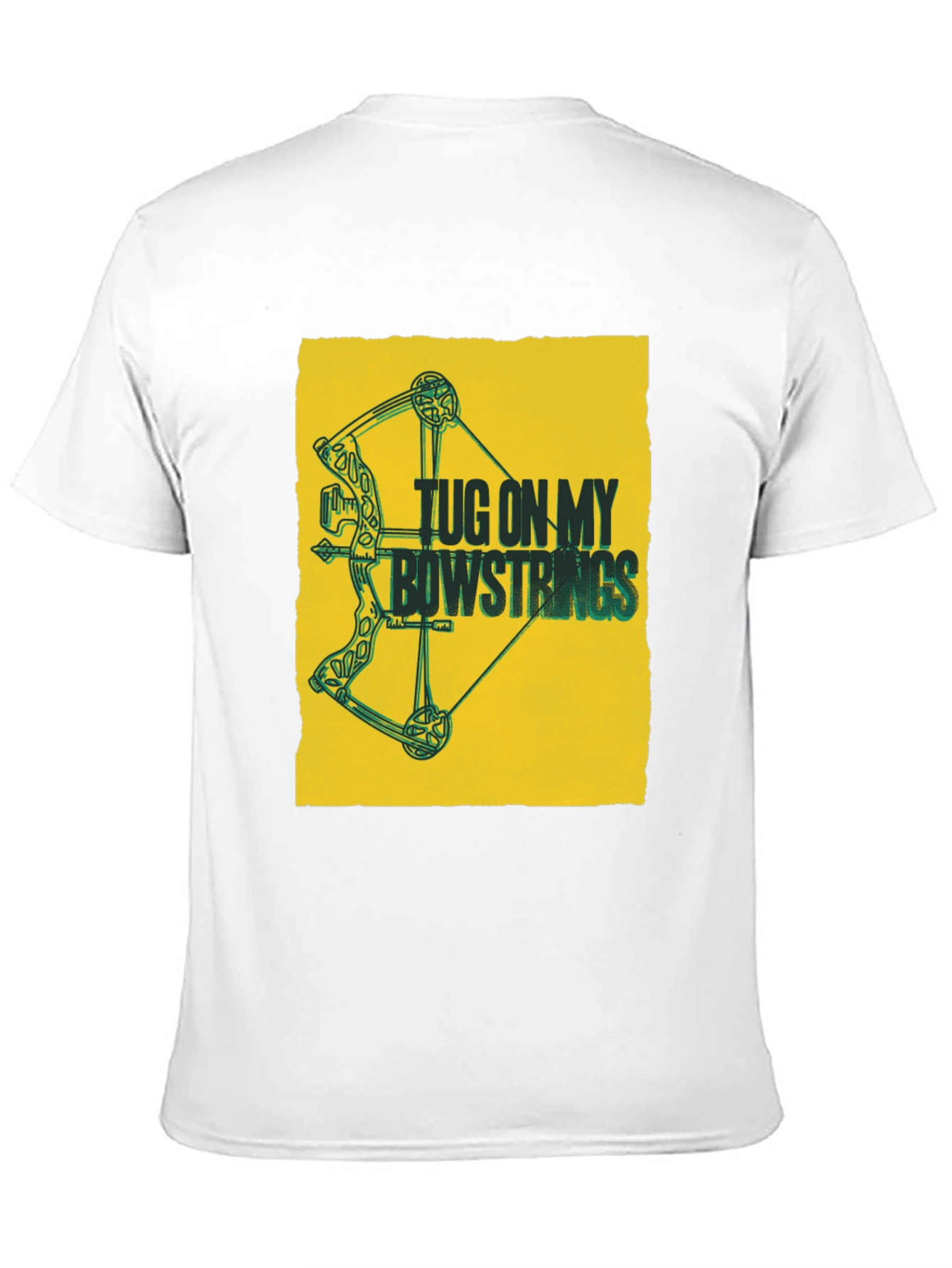 Camiseta Negra con Diseño de Arco y Flecha