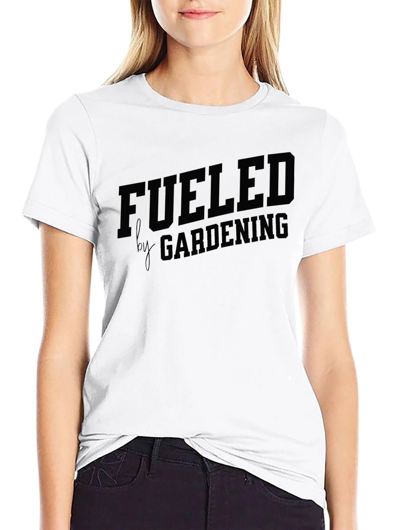 Camiseta Negra Fueled by Gardening