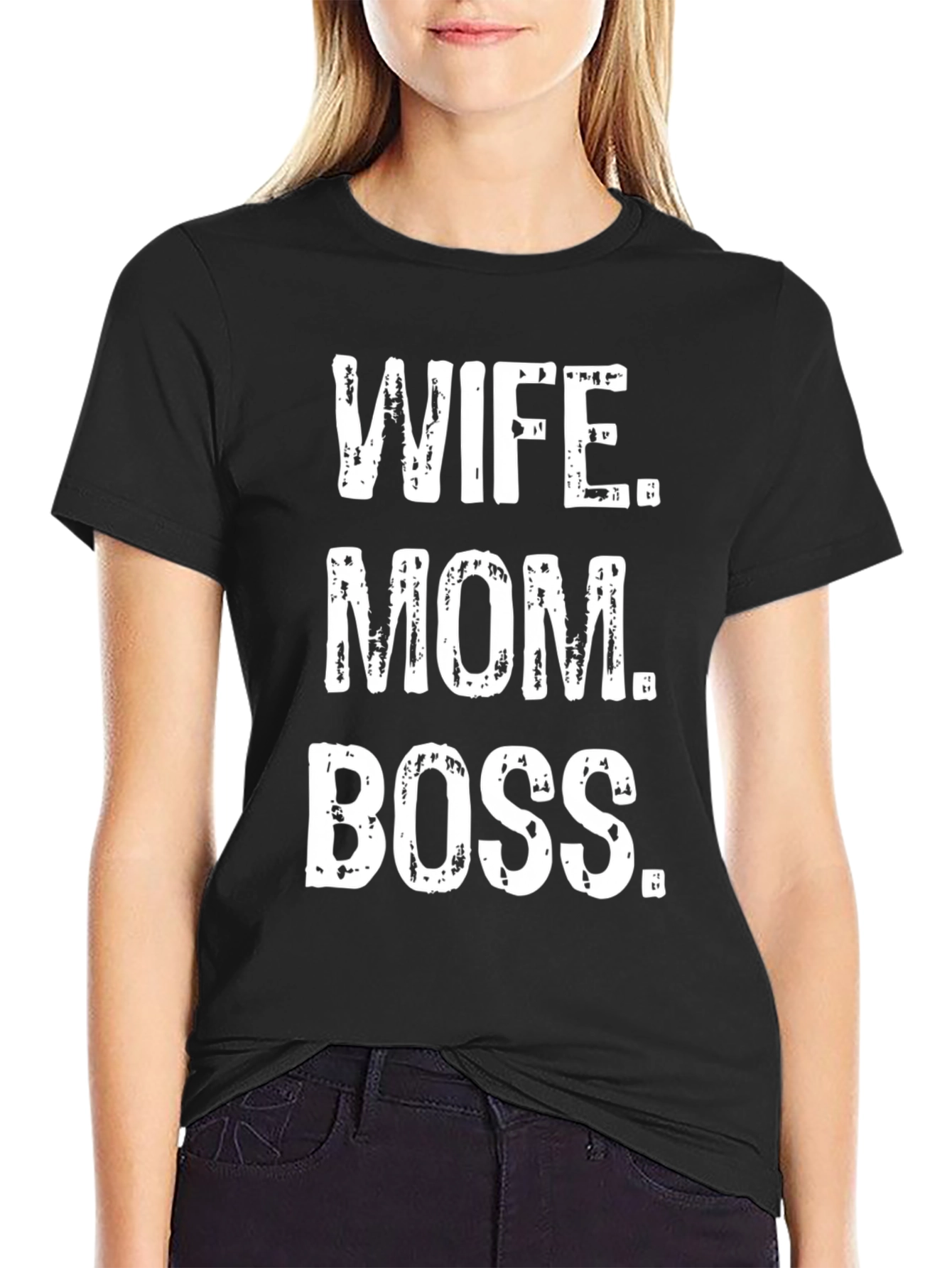 Camiseta Mujer Esposa Mamá Jefa