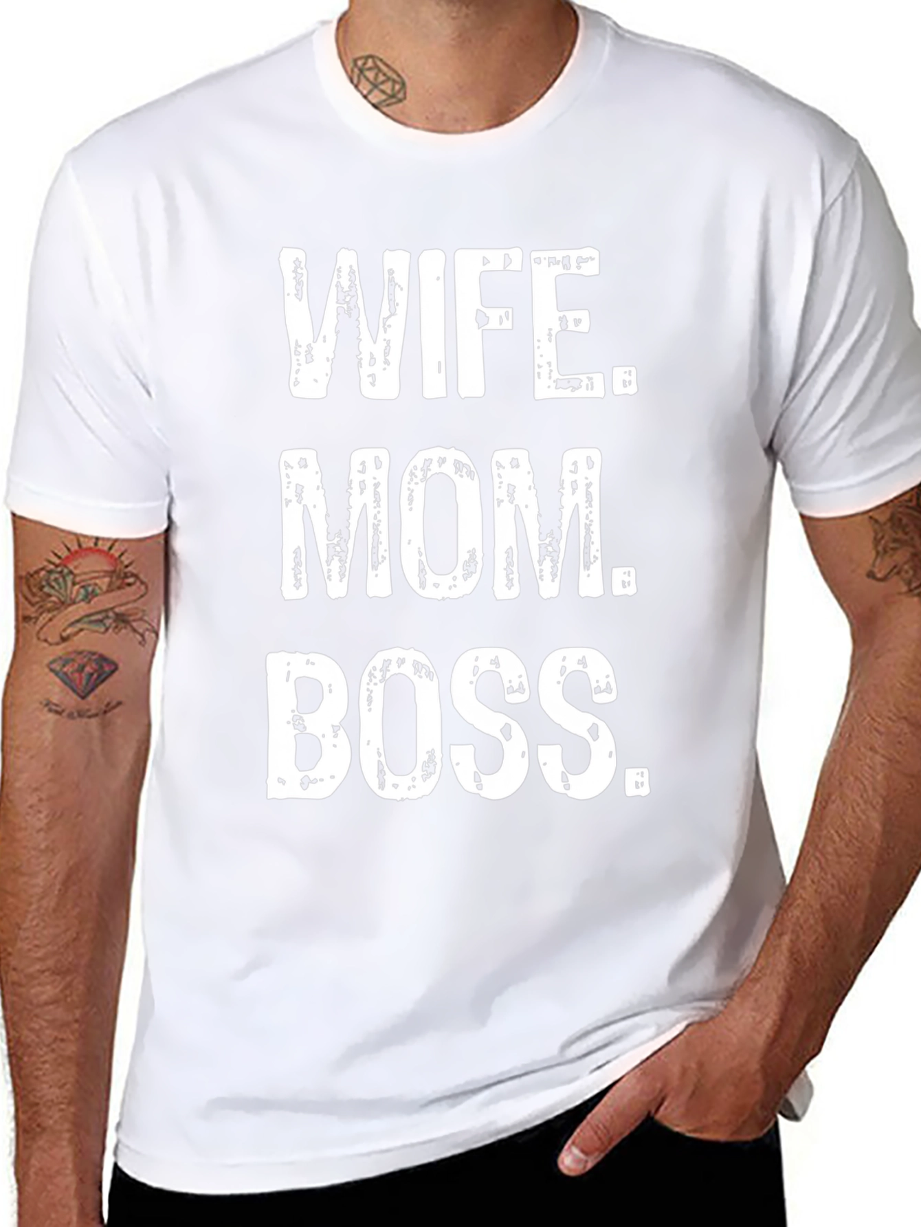Camiseta Mujer Esposa Mamá Jefa