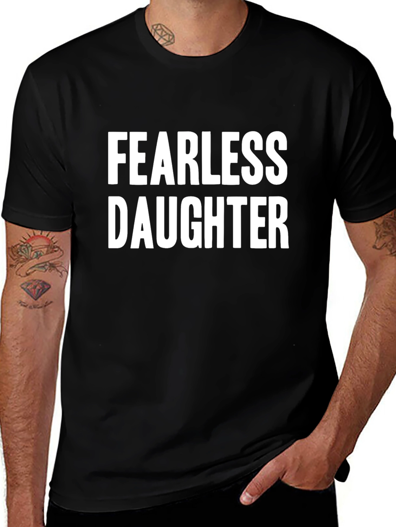 Camiseta Negra Hija Sin Miedo