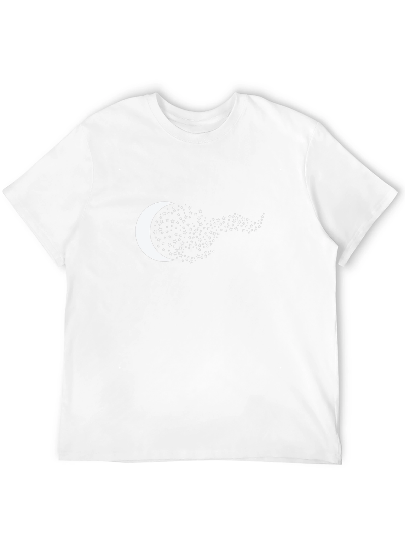 Camiseta Negra con Luna y Estrellas