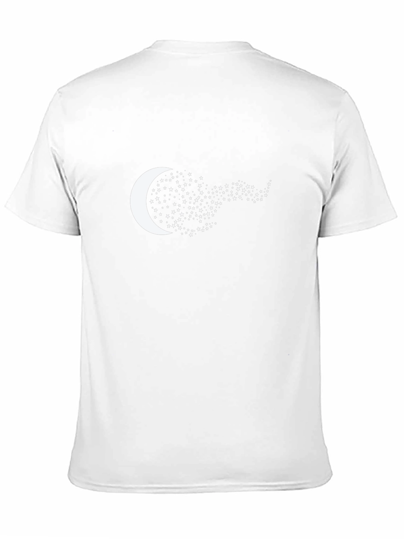 Camiseta Negra con Luna y Estrellas