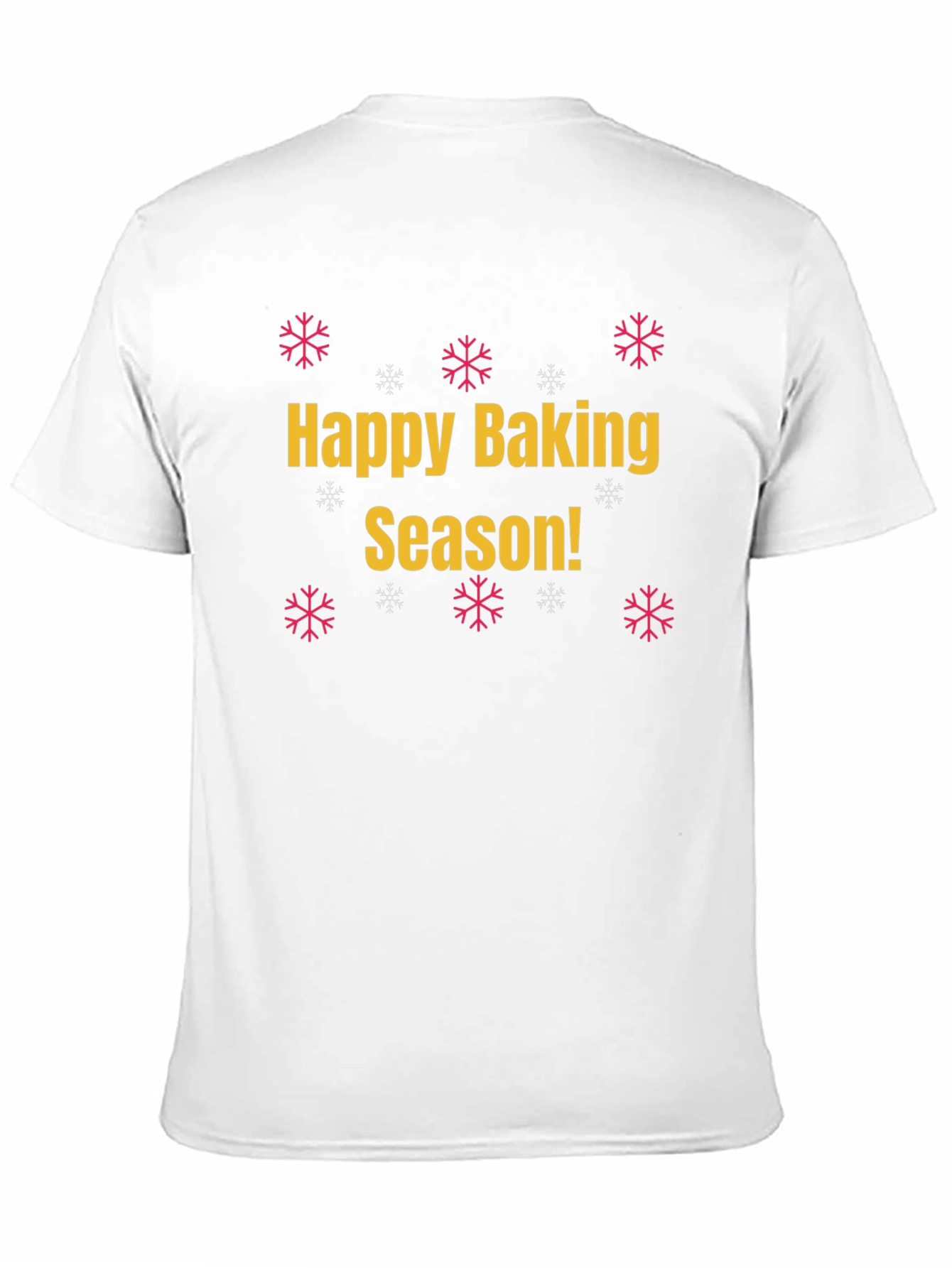 Camiseta Negra Happy Baking Season!
