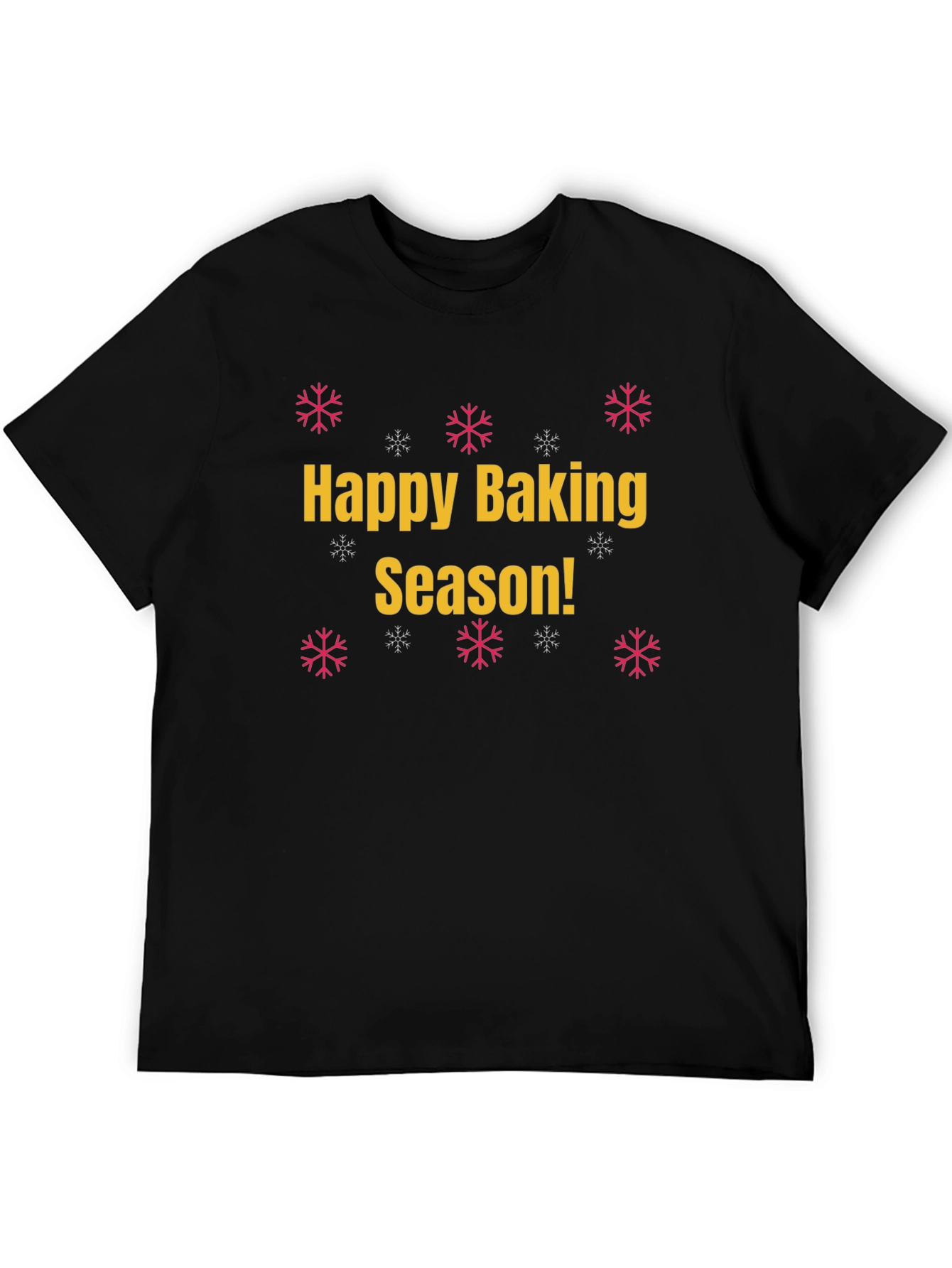 Camiseta Negra Happy Baking Season!
