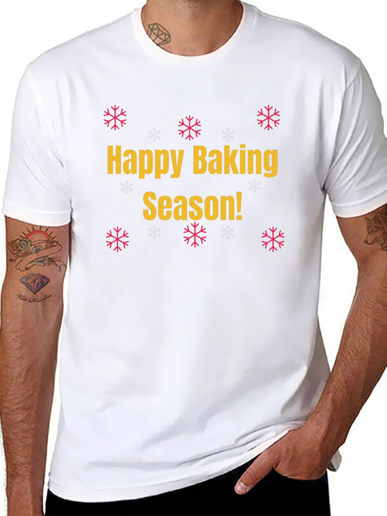 Camiseta Negra Happy Baking Season!