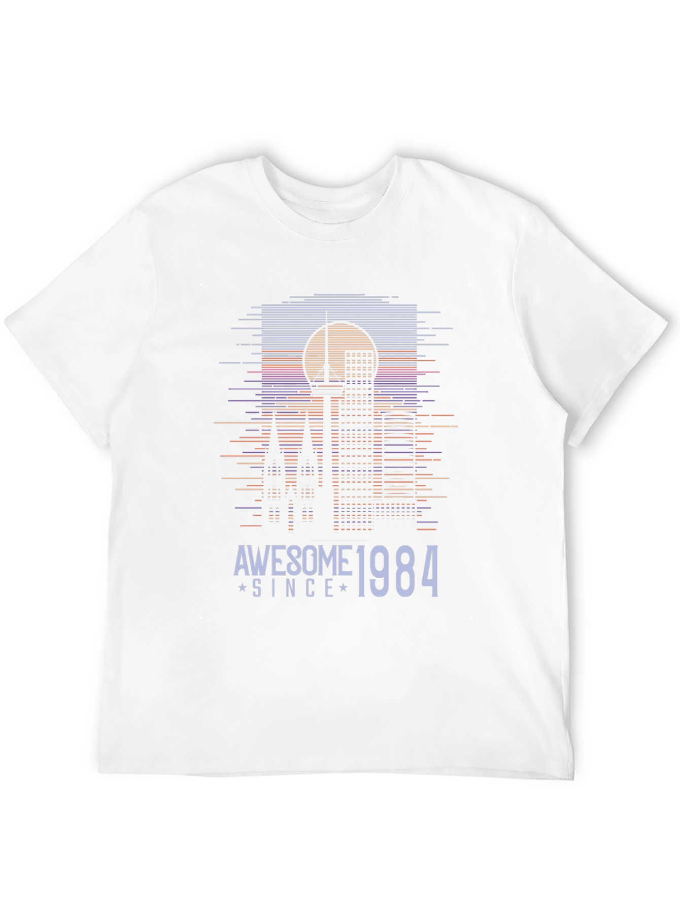 Camiseta Negra Retro Awesome Since 1984