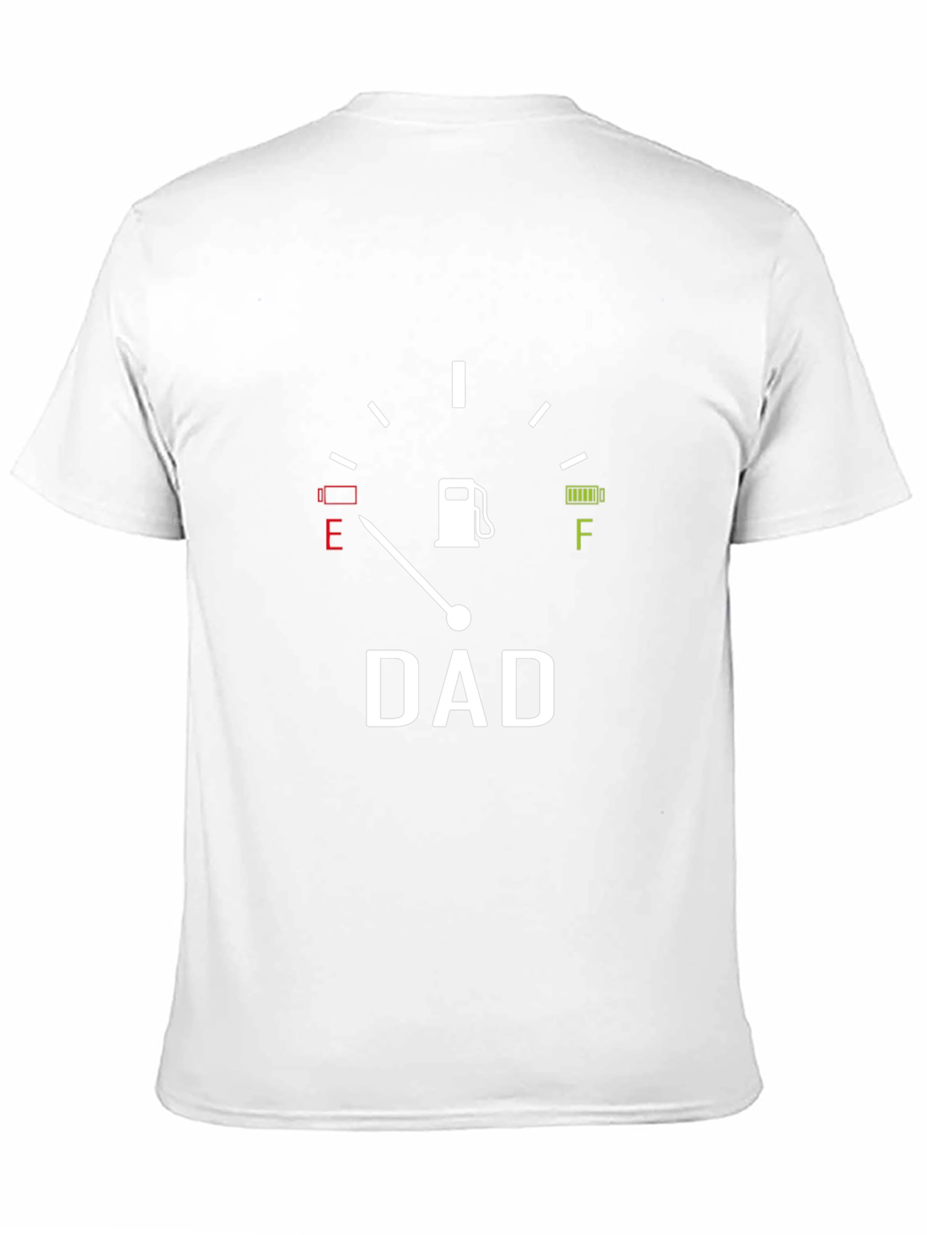 Camiseta Negra Hombre DAD Indicador Gasolina