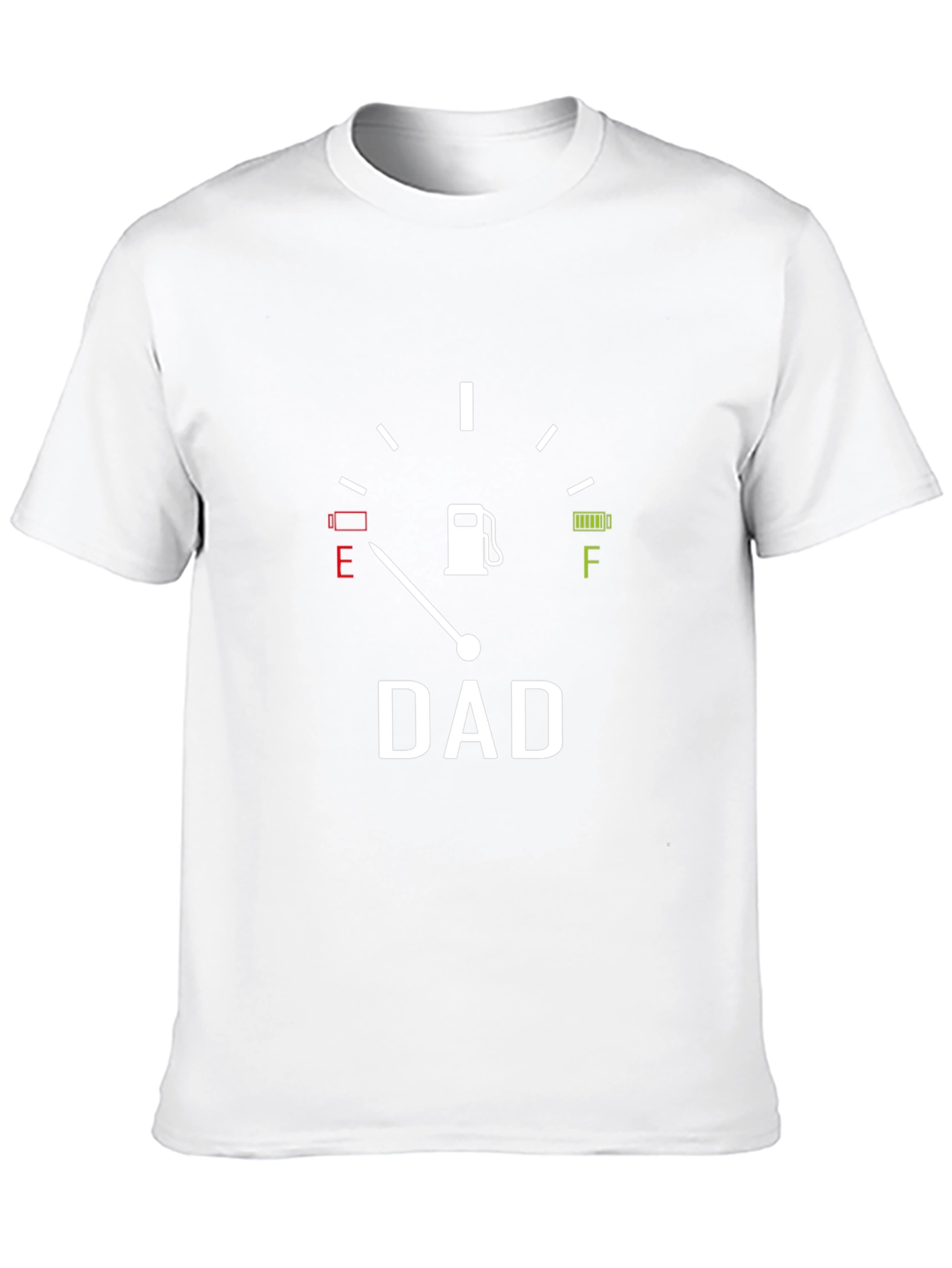 Camiseta Negra Hombre DAD Indicador Gasolina