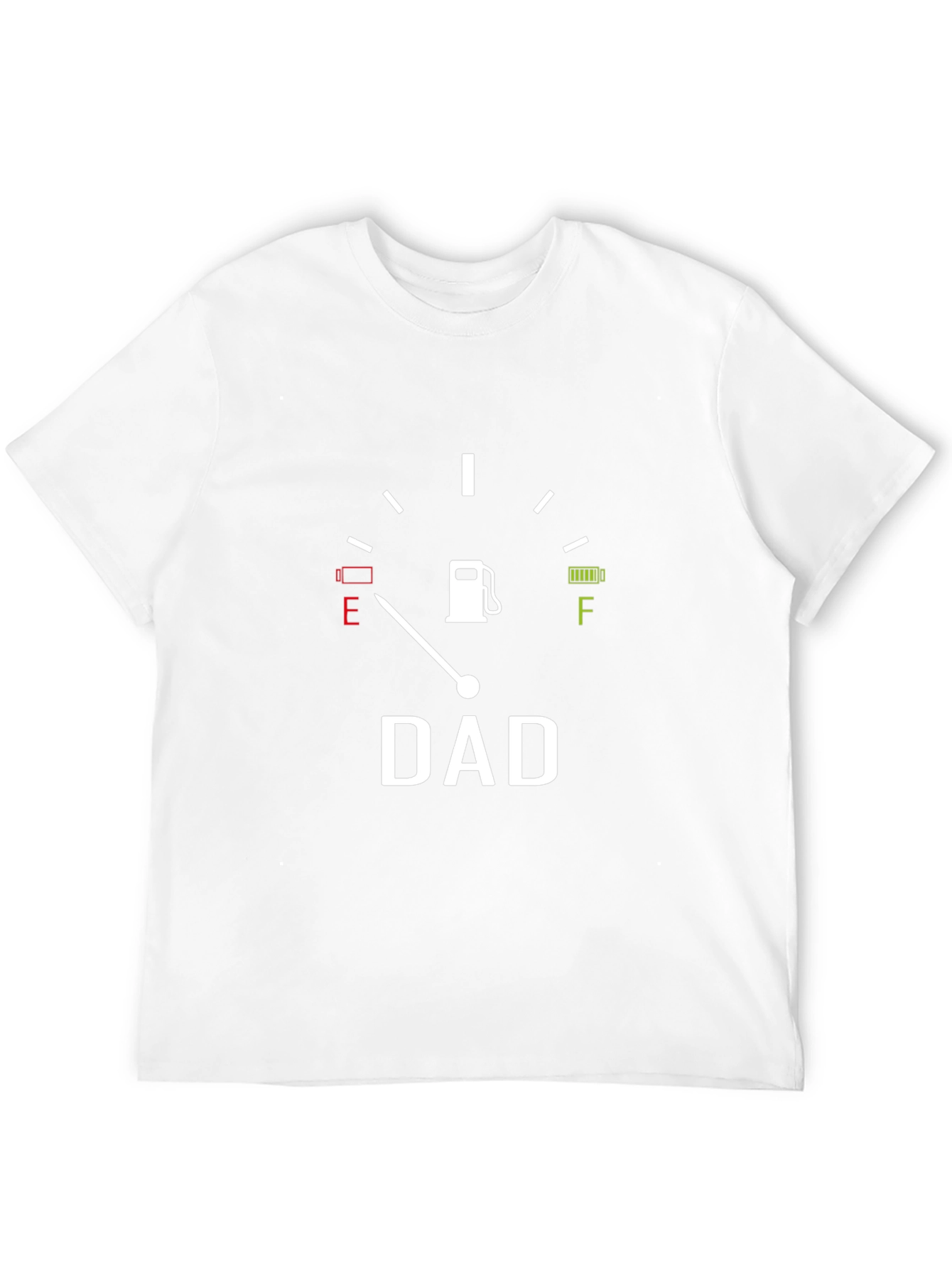 Camiseta Negra Hombre DAD Indicador Gasolina