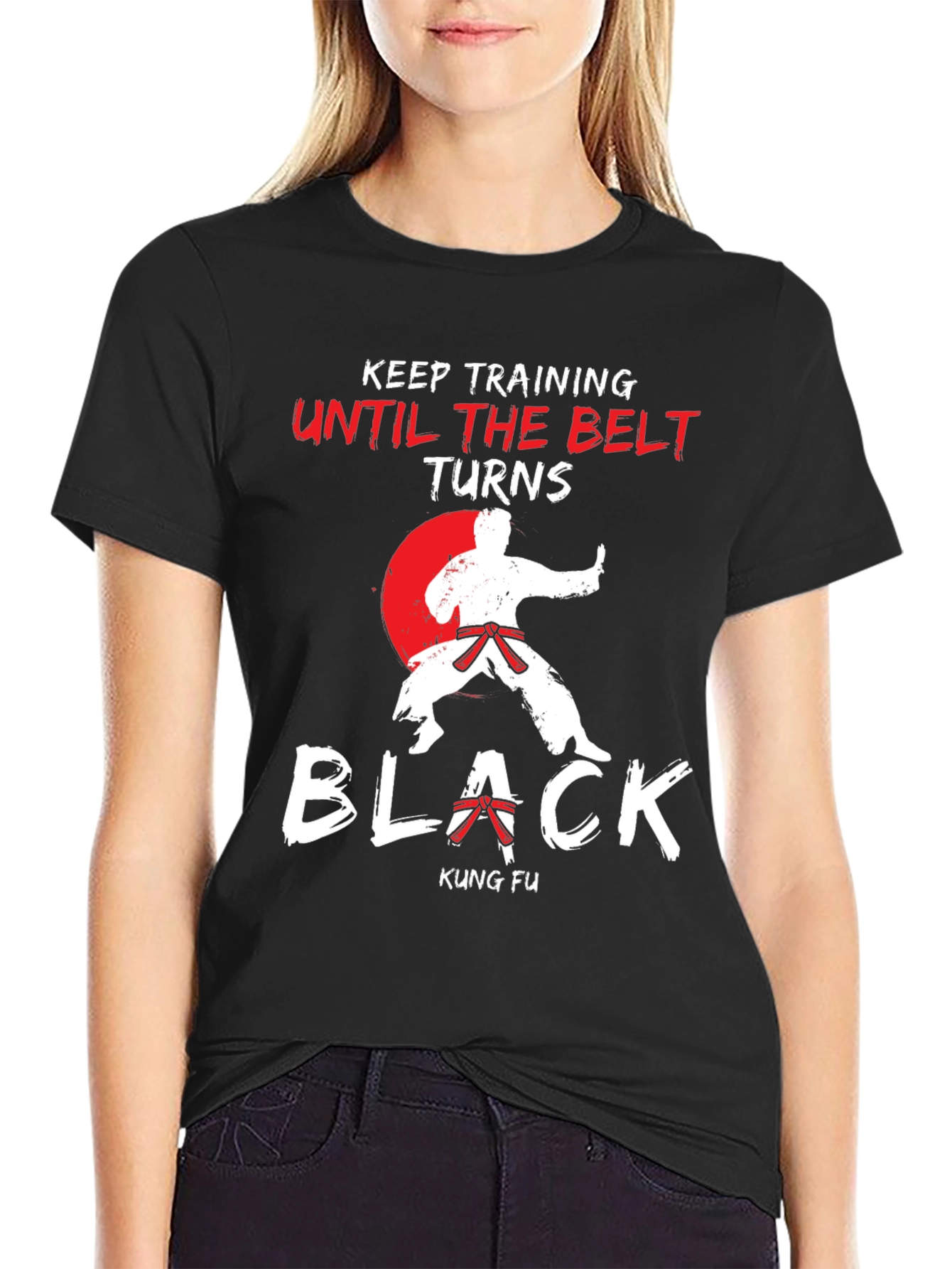 Camiseta Kung Fu Cinturón Negro
