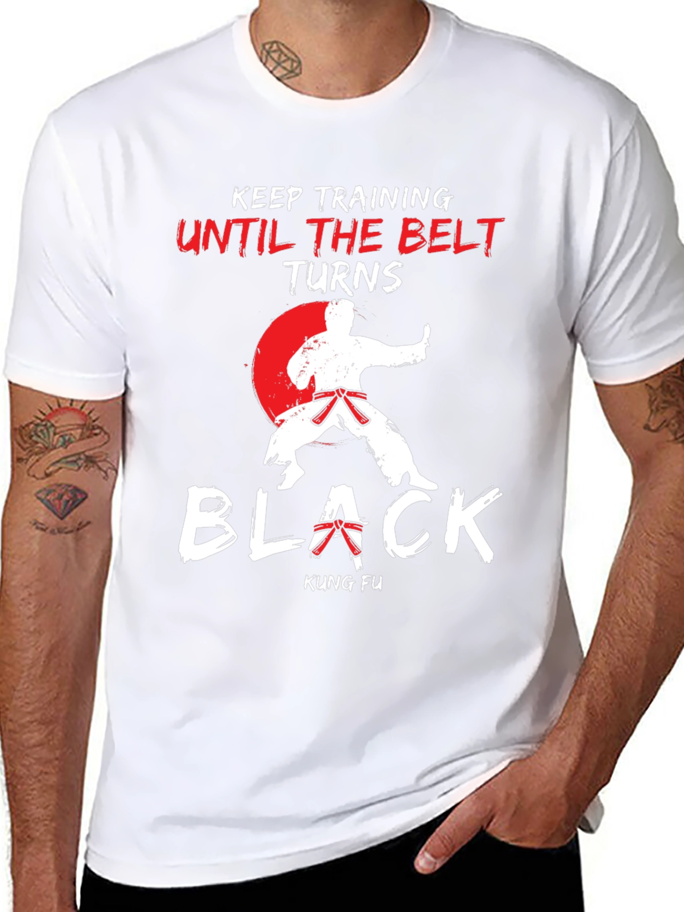 Camiseta Kung Fu Cinturón Negro