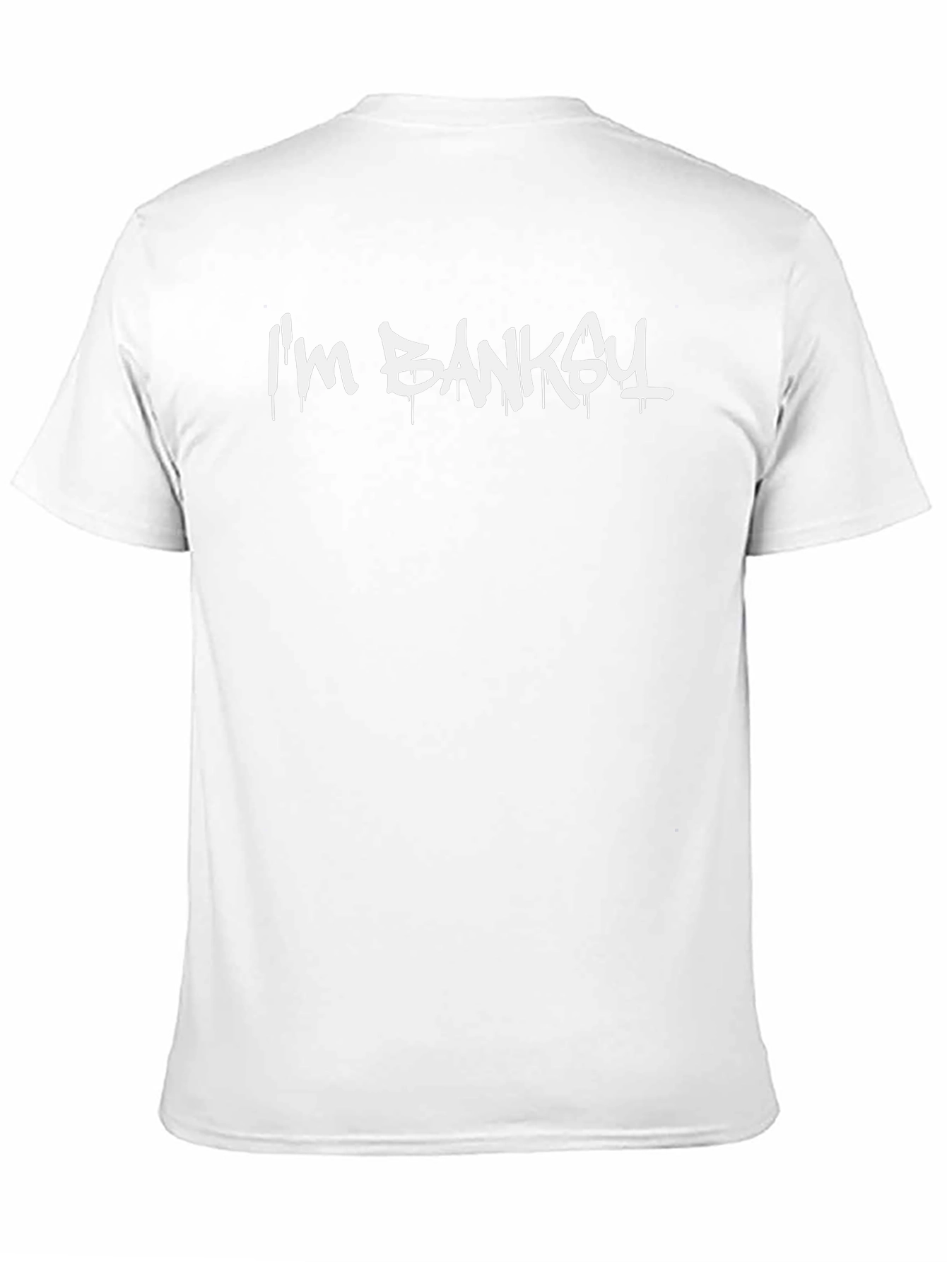Camiseta Negra Im Banksy para Hombre