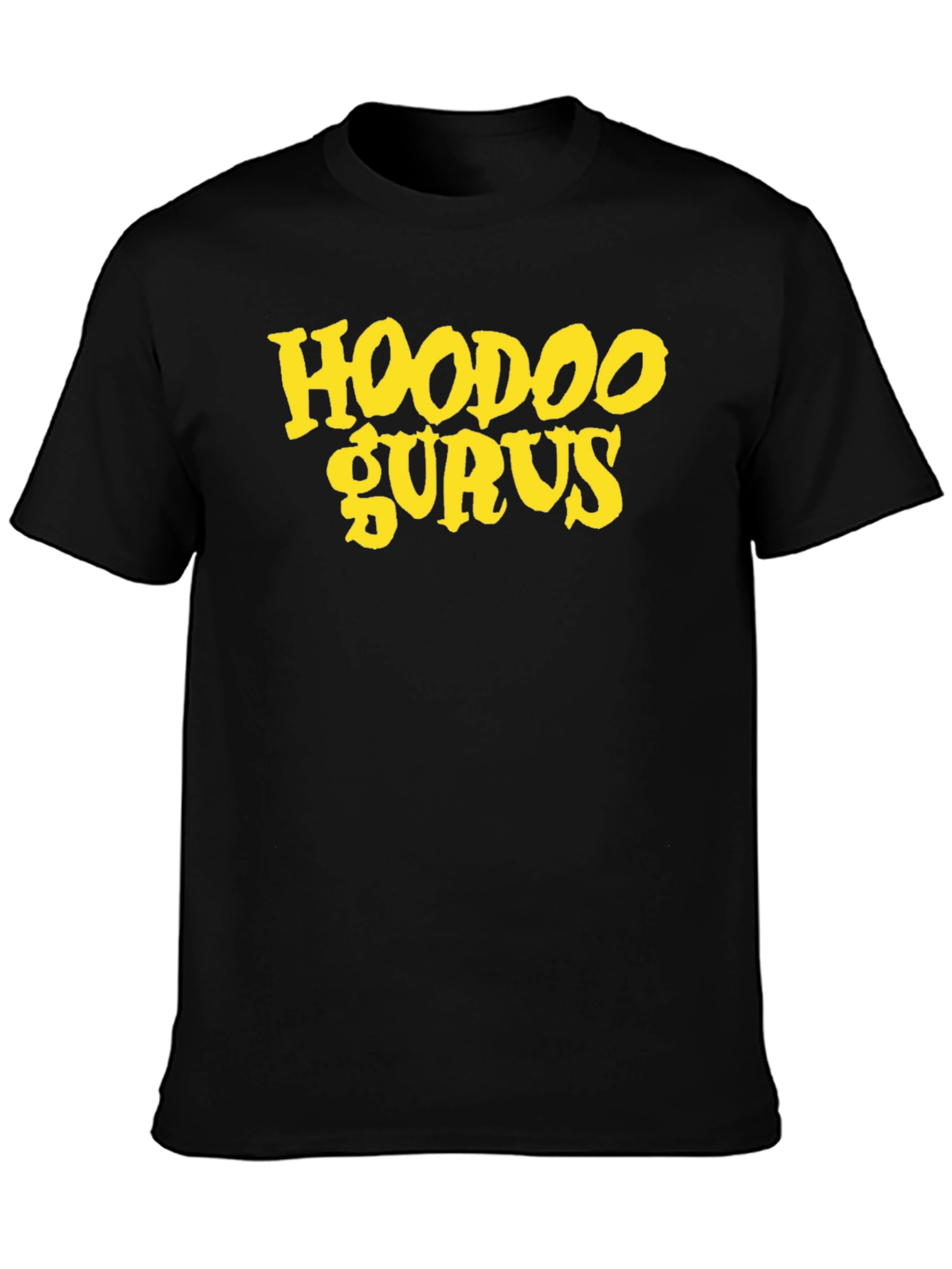 Camiseta Negra con Estampado Hoodoo Gurus