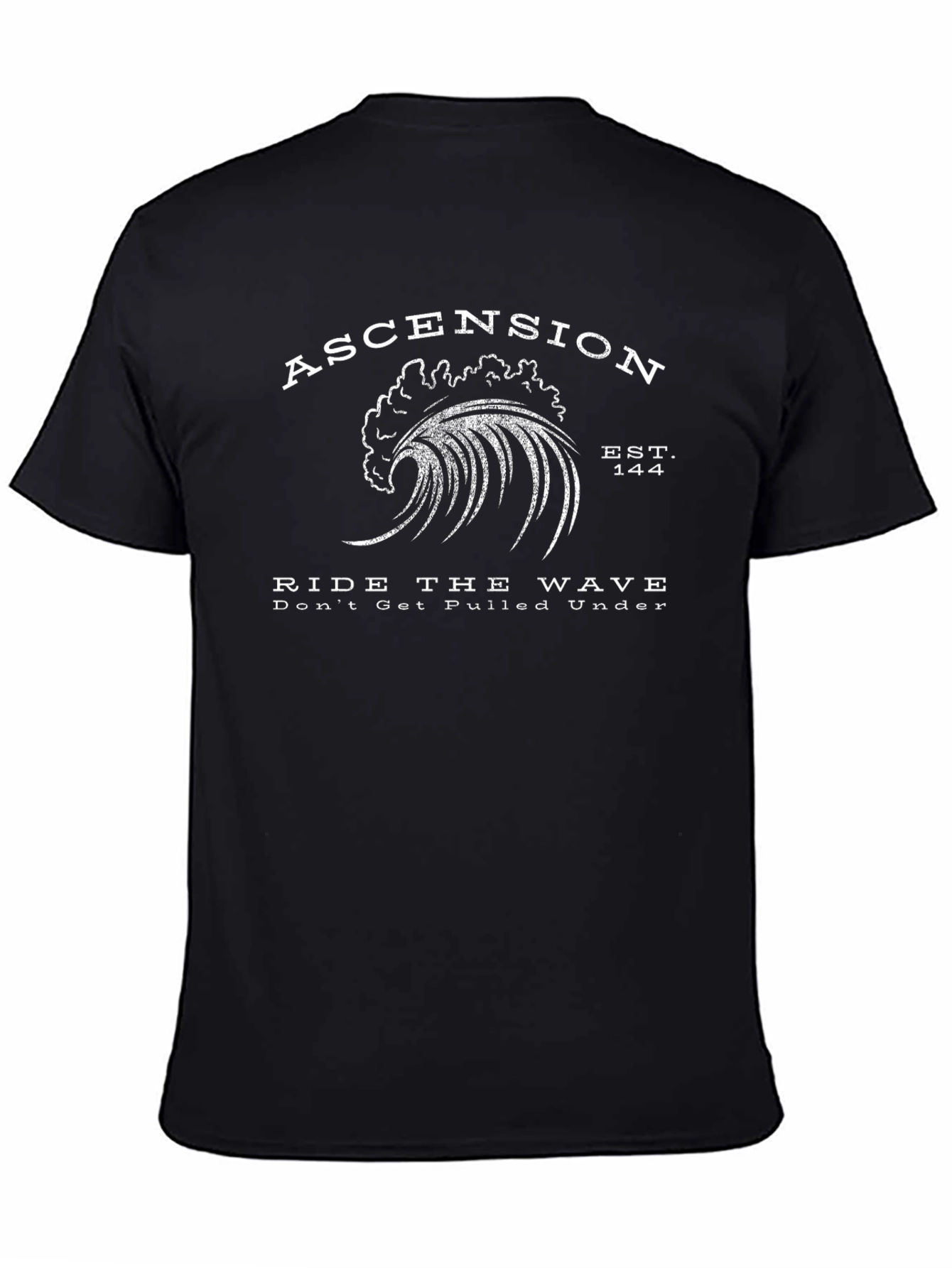 Camiseta Negra Ascension: Ride the Wave