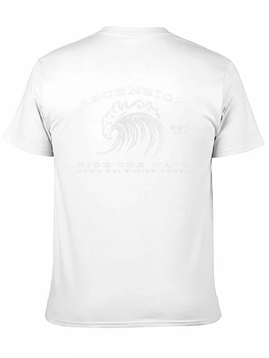 Camiseta Negra Ascension: Ride the Wave