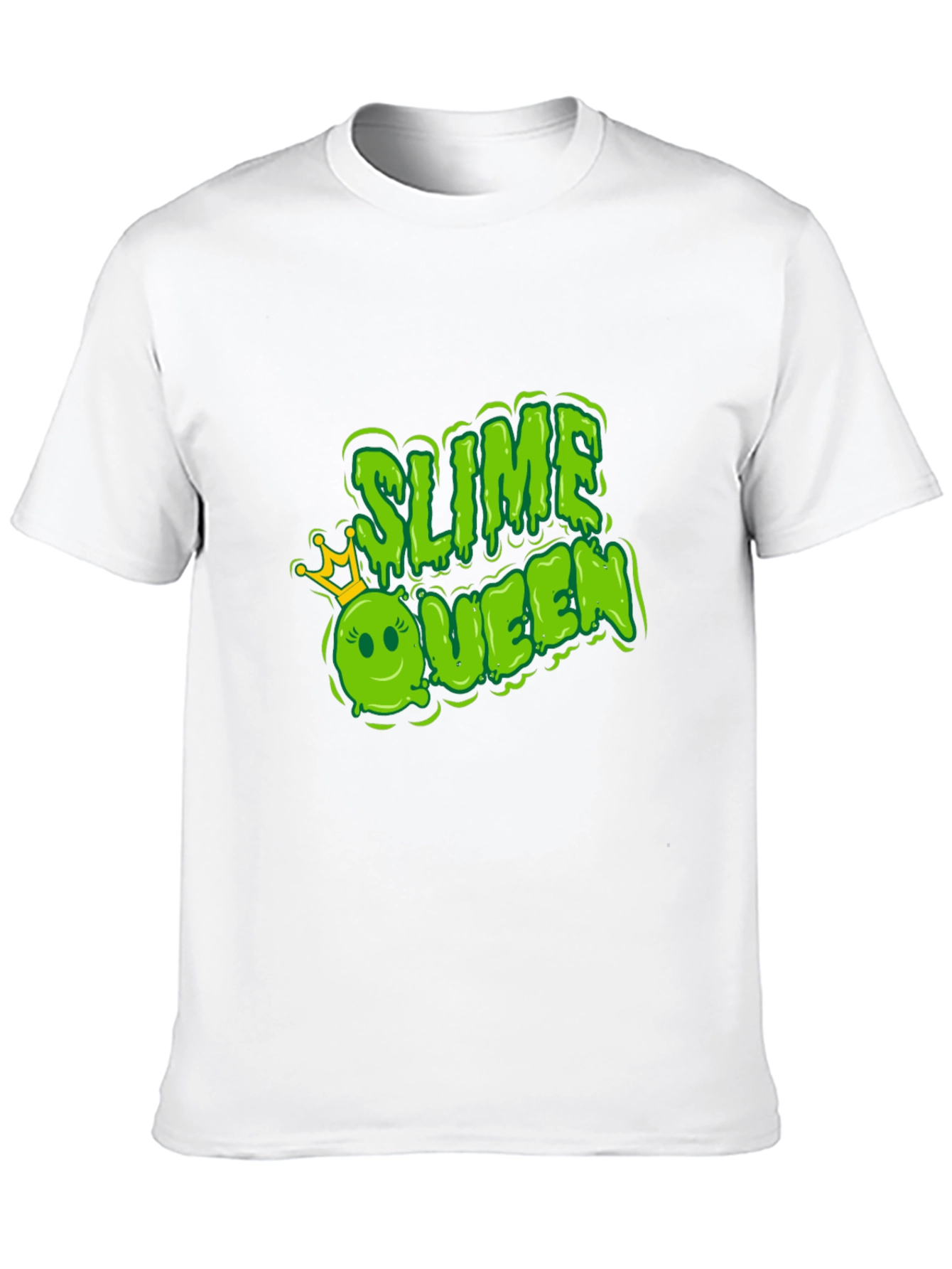 Camiseta Negra Slime Queen Divertida