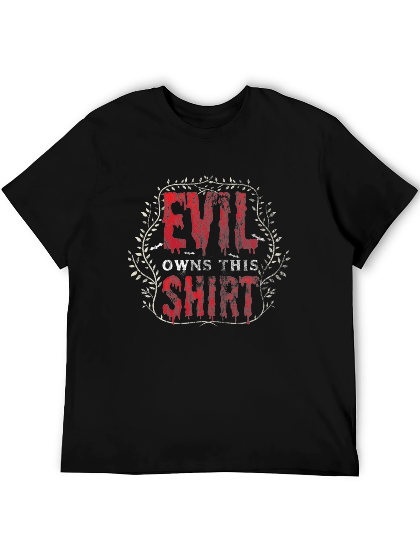Camiseta Negra Evil Owns This Shirt