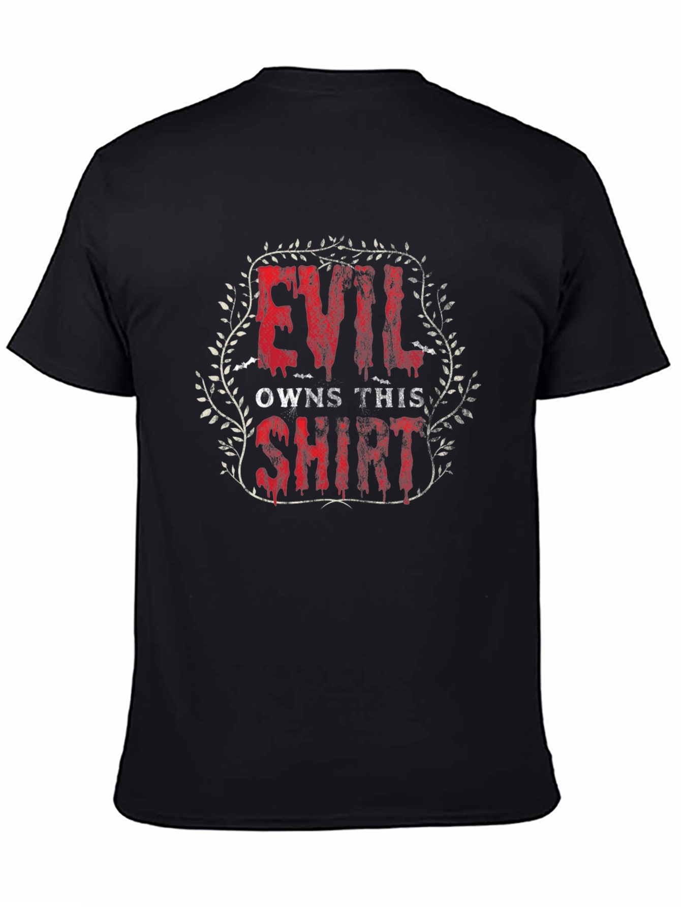Camiseta Negra Evil Owns This Shirt