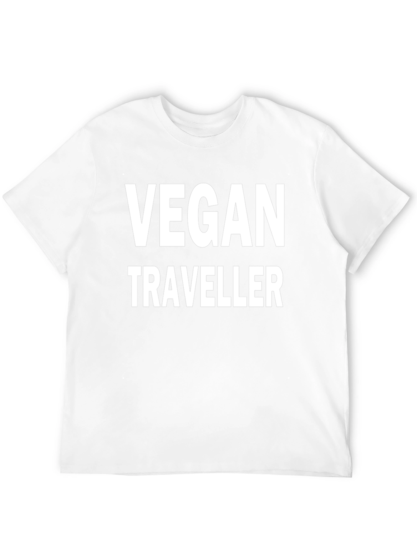 Camiseta Negra Vegana de Viajero